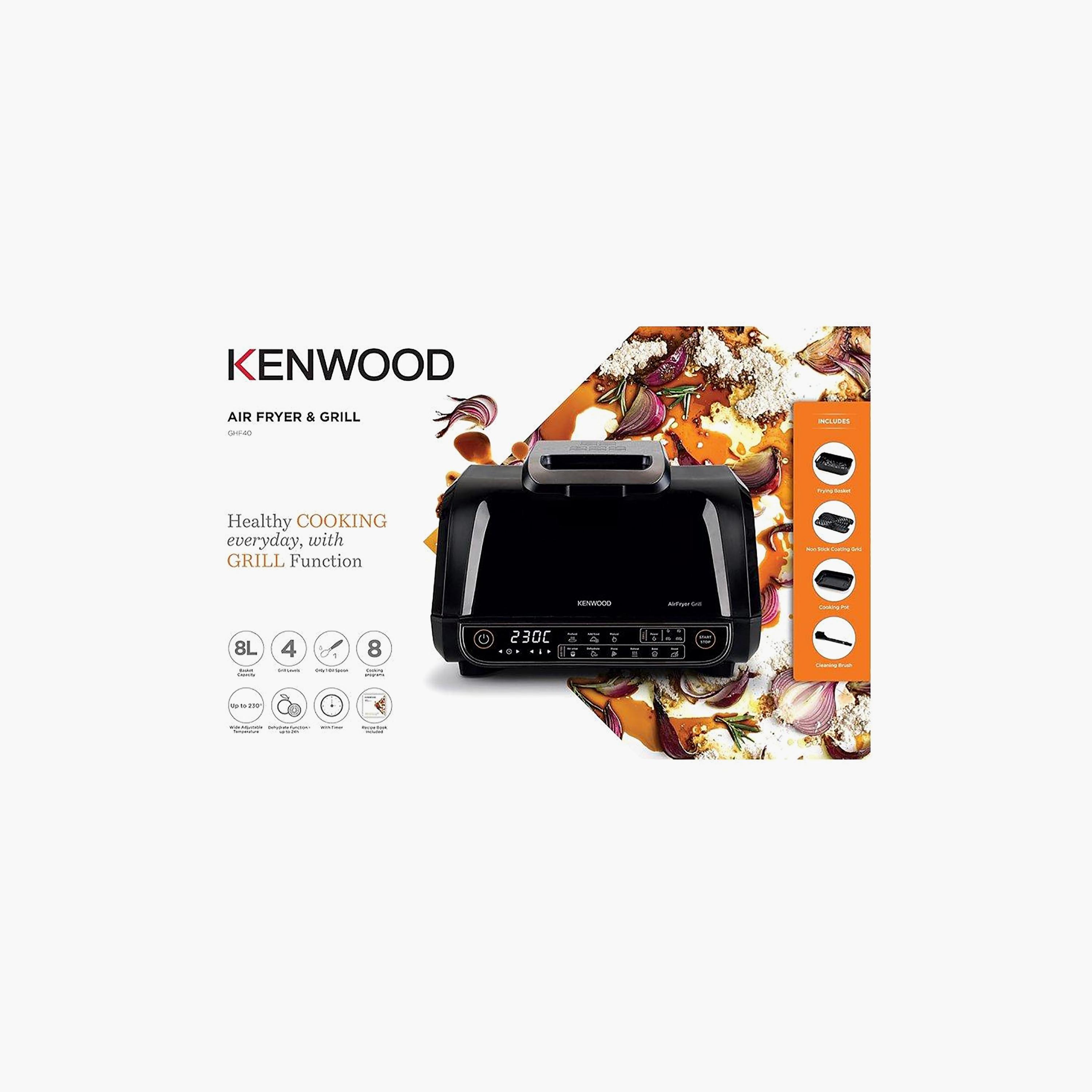 Kenwood Air Fryer Grill GCC Black | GHF40.000BK-household-appliances-kitchenappliances-airfryers-image-2