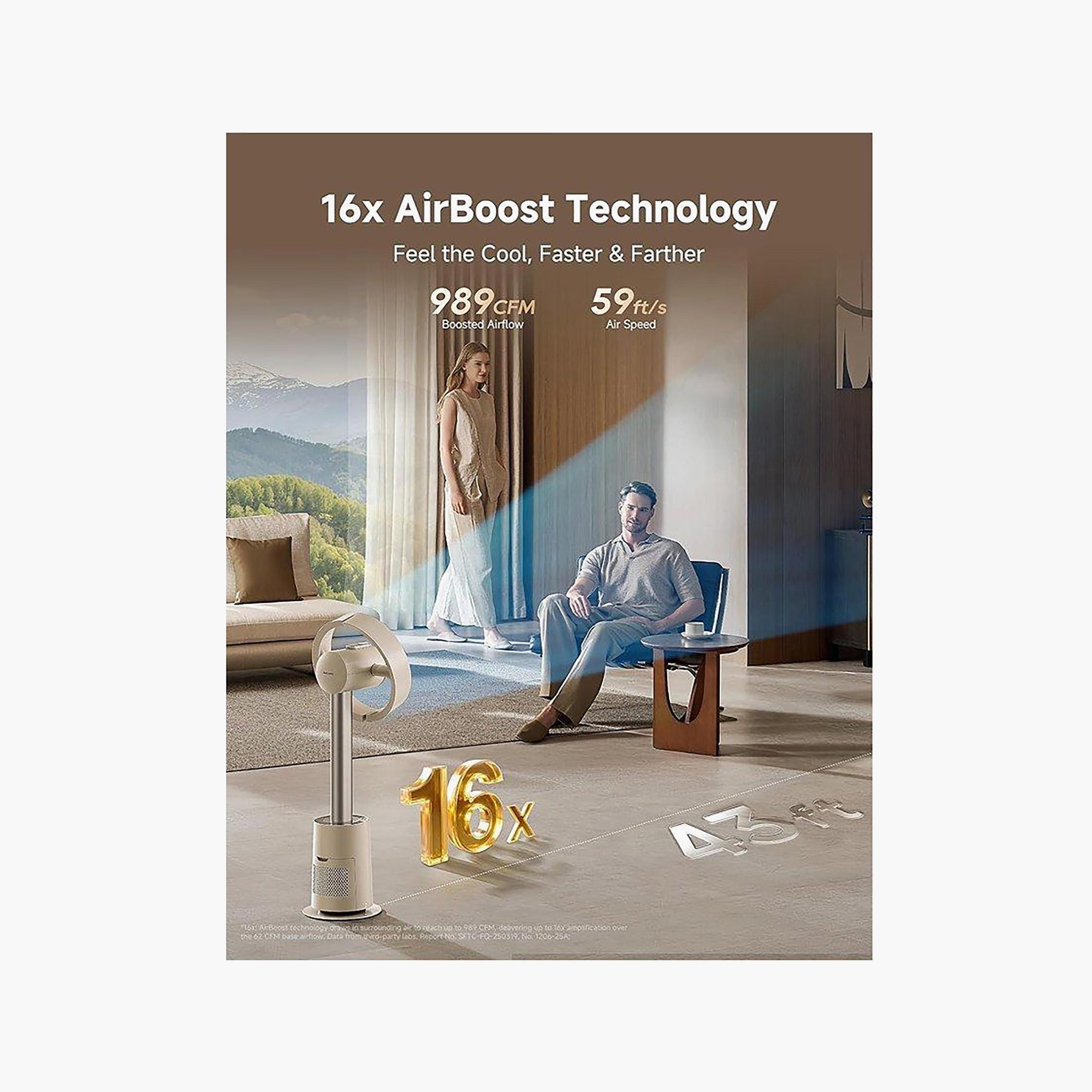 DREAME Multi Directional Bladeless Smart Fan Air Purifier Titanium Gold | CVF22A-GOLD-PROMO_EMAX_AE_ADIB_240926-image-3