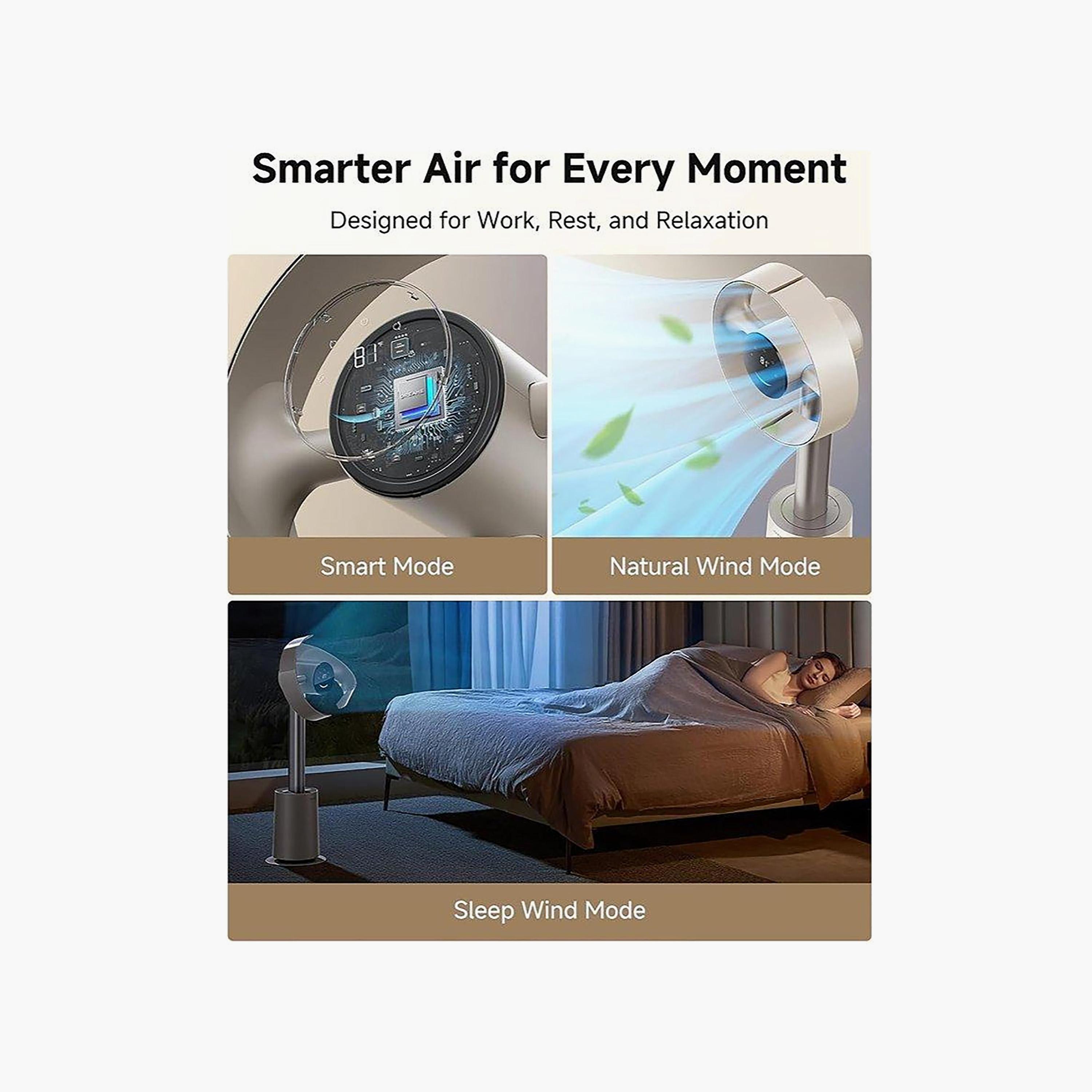 DREAME Multi Directional Bladeless Smart Fan Air Purifier Titanium Gold | CVF22A-GOLD-PROMO_EMAX_AE_ADIB_240926-image-8