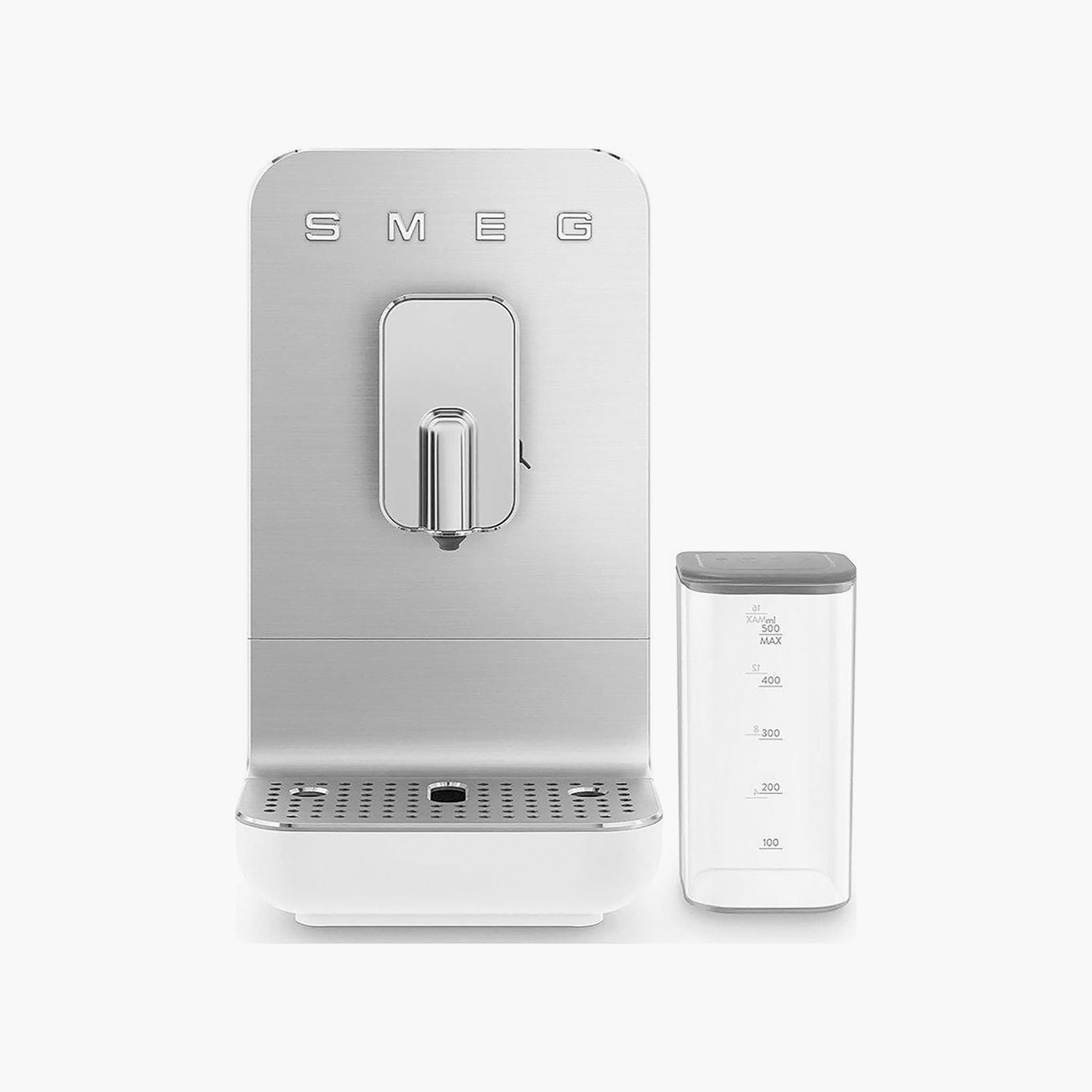 Smeg 50s Retro Bean To Cup Coffee Machine With Integrated Milk System Matte White | BCC13WHMUK-PROMO_EMAX_AE_ENBD_131026-image-1