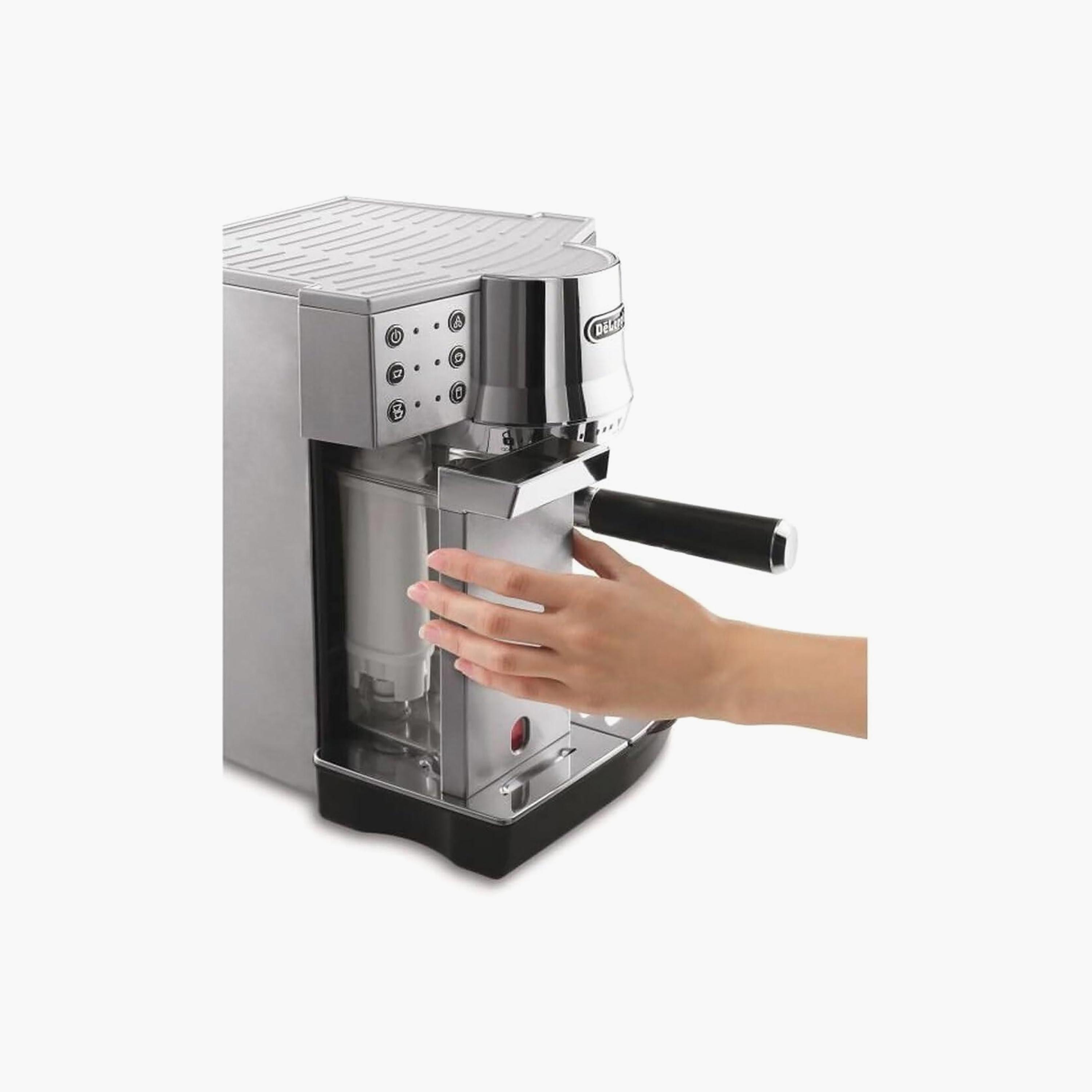 Delonghi Coffee Machine DL Metal Pump Espresso Cappuccino Silver | EC850.M-PROMO_EMAX_AE_ADIB_240926-image-2