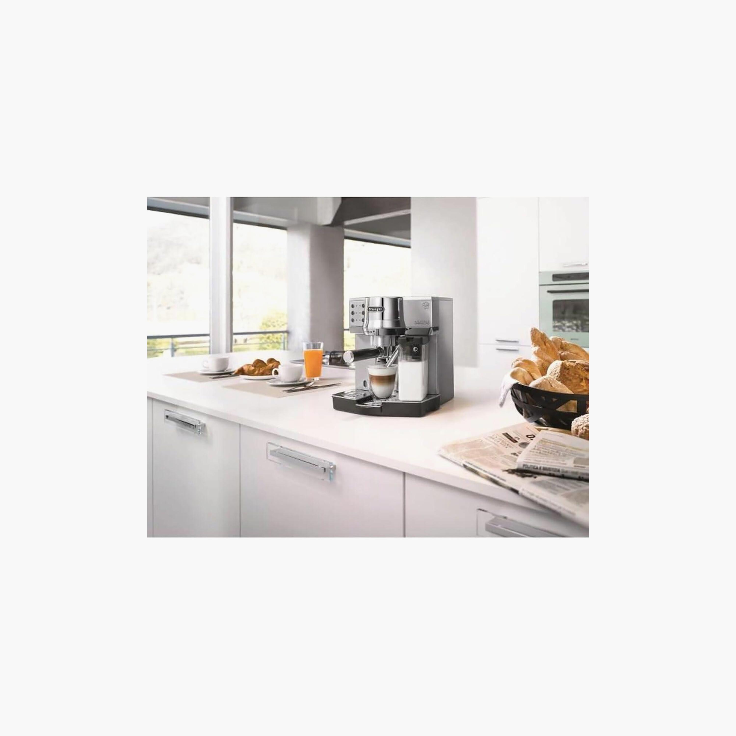 Delonghi Coffee Machine DL Metal Pump Espresso Cappuccino Silver | EC850.M-PROMO_EMAX_AE_ADIB_240926-image-3