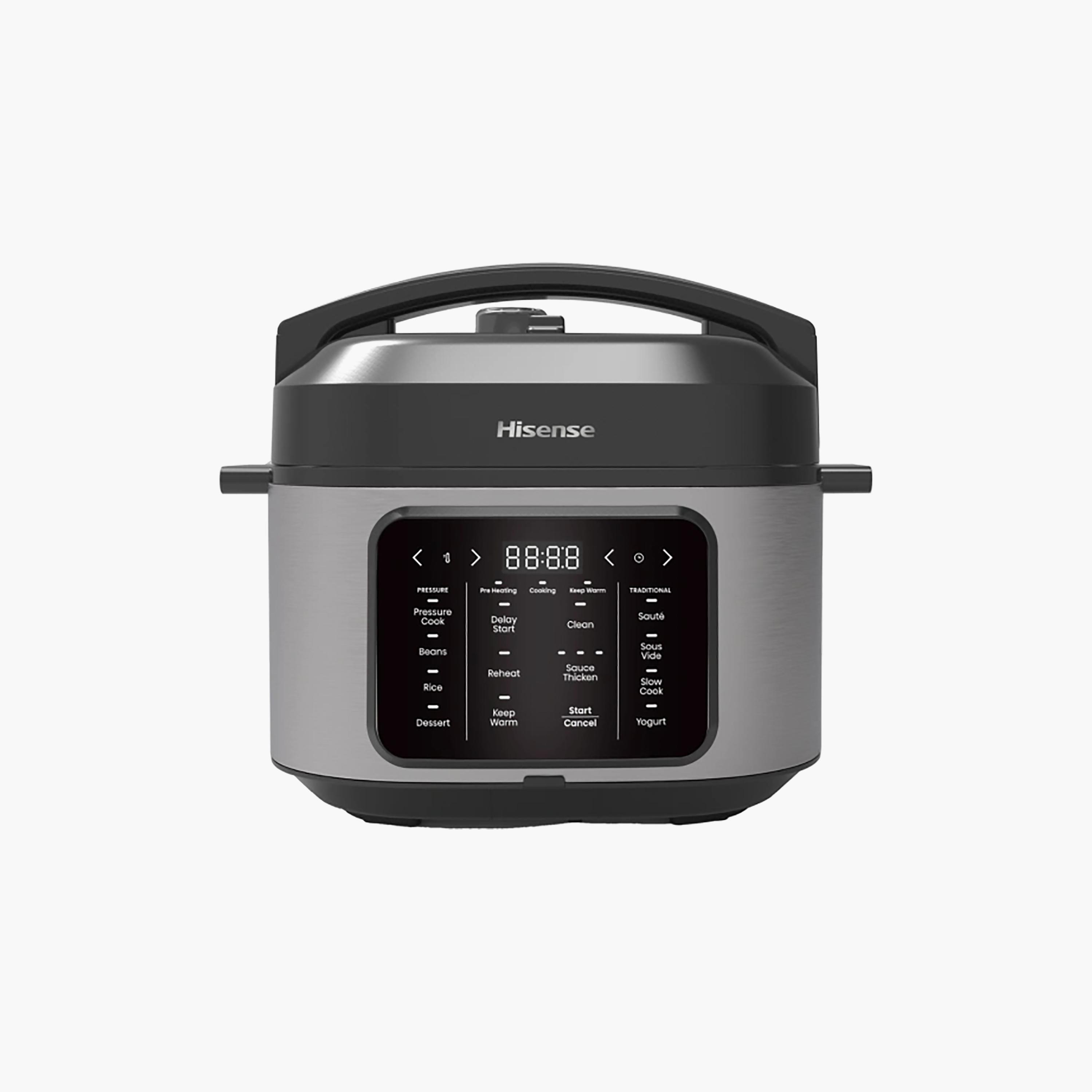 HISENSE Multi Cooker 6L Silver Finish | HMC6SBK-PROMO_EMAX_AE_ADIB_240926-image-1