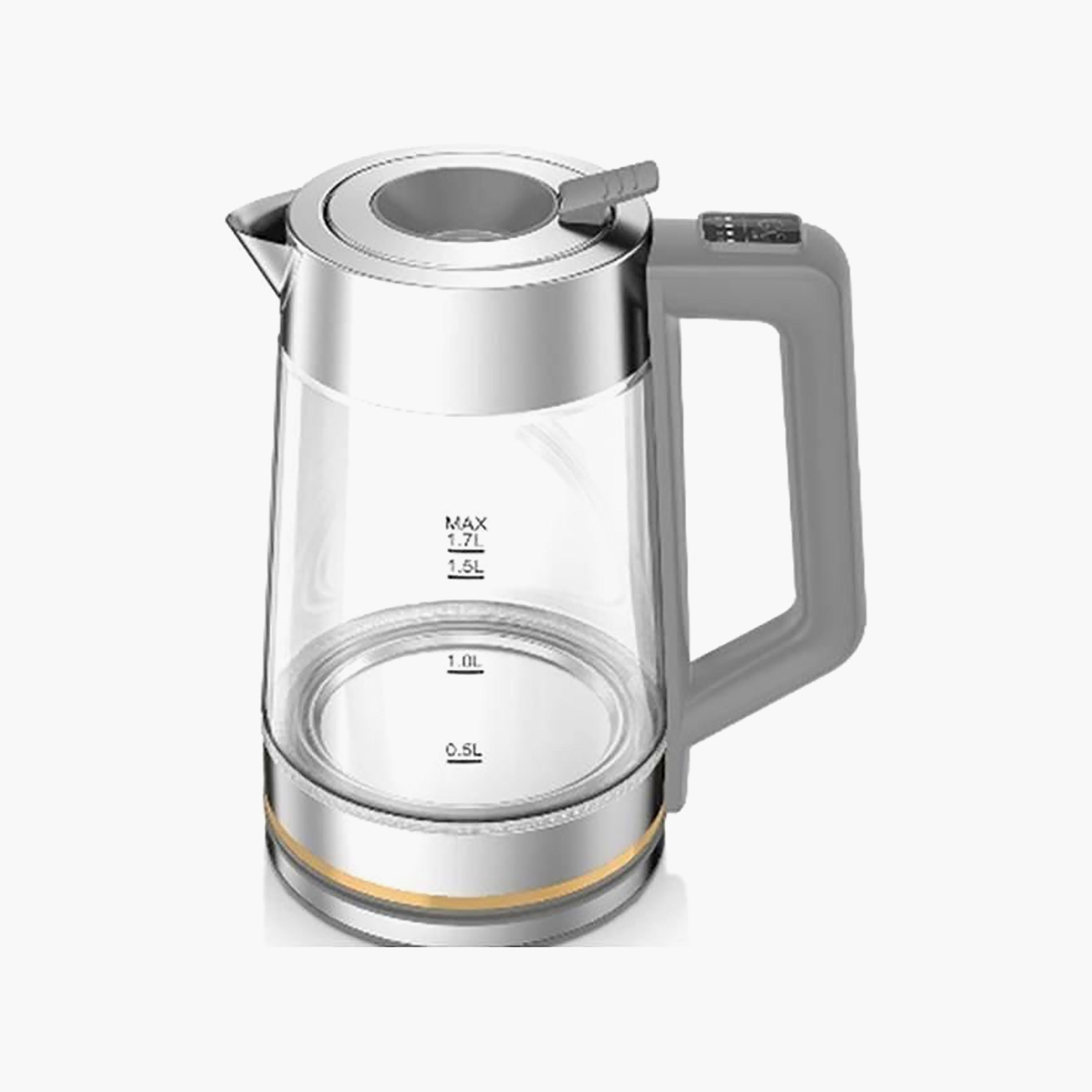HISENSE Electric Kettle 2L Glass Body Silver Finish | H20KGSS1-PROMO_EMAX_AE_ADIB_240926-image-3