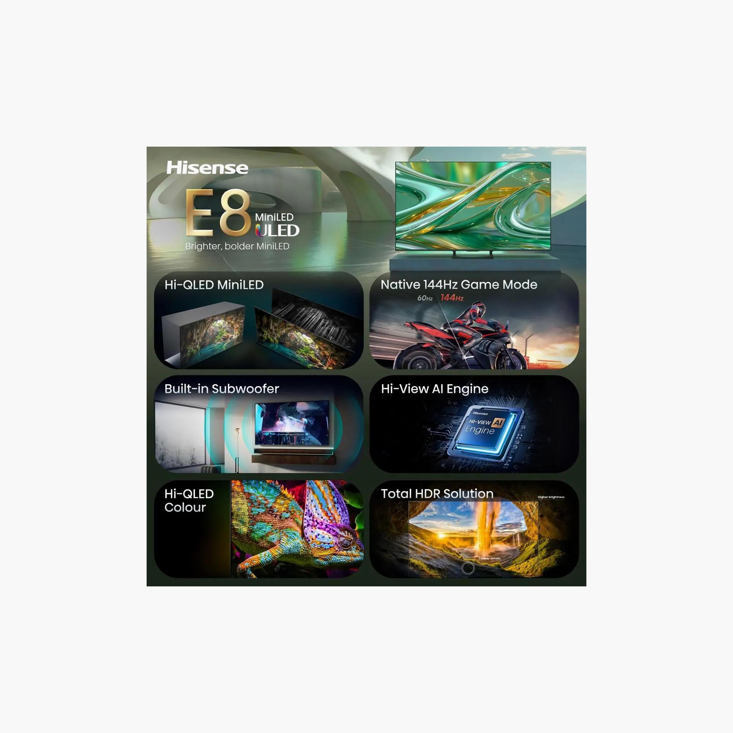 HISENSE 65 Inch MiniLED 4K 144 Hz Refresh Rate Built-in Satellite Receiver HDR10+ 65E8S (2026)-PROMO_EMAX_AE_ADIB_240926-image-5