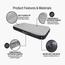 Bluverra Flocked Air Twin Mattress - 25x99x191 cm-furniture-outdoor-campingandbeach-image-2