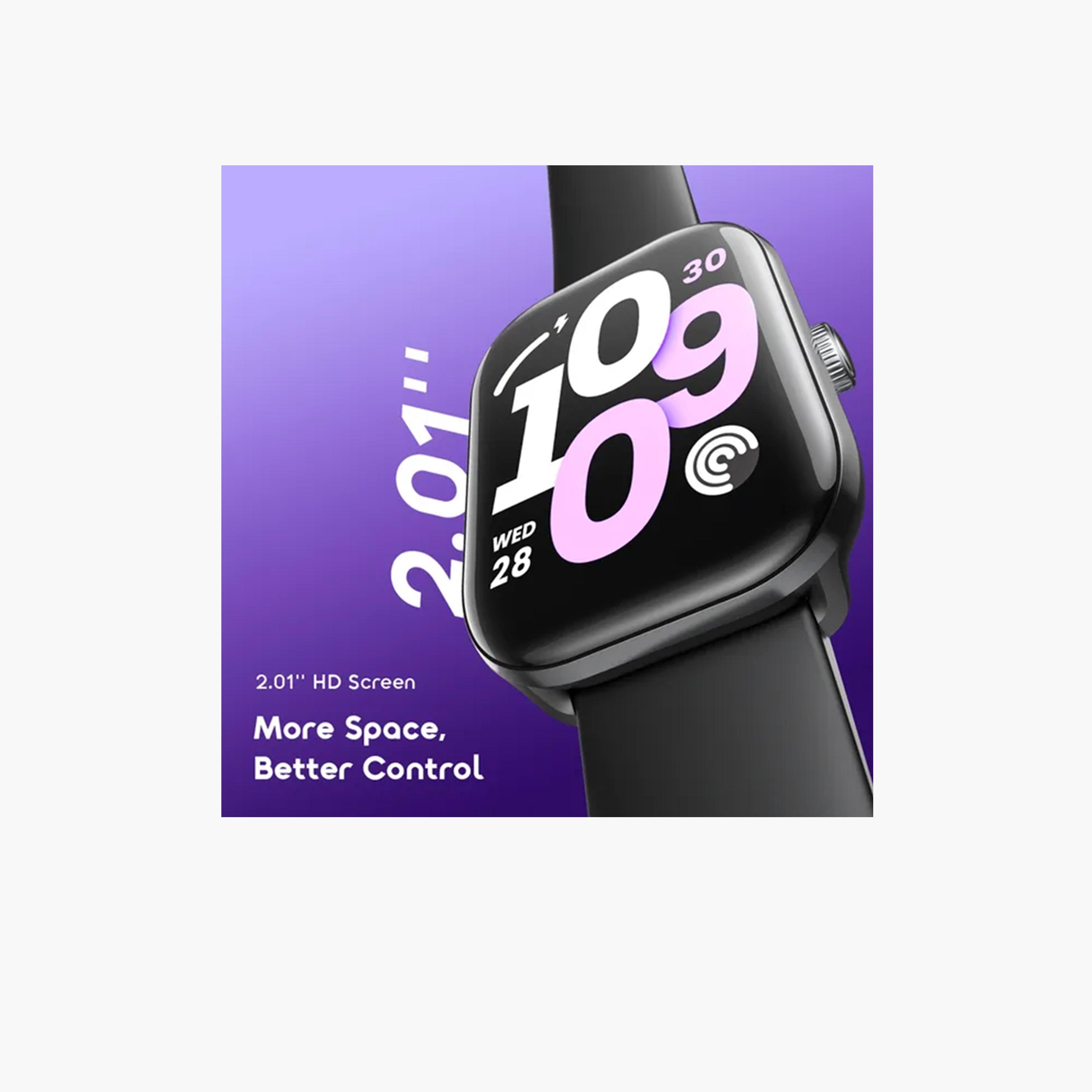 Oraimo Watch 6 Lite 2.01" Smartwatch with Cool UI Interface - Black-electronics-smartwatches-image-3