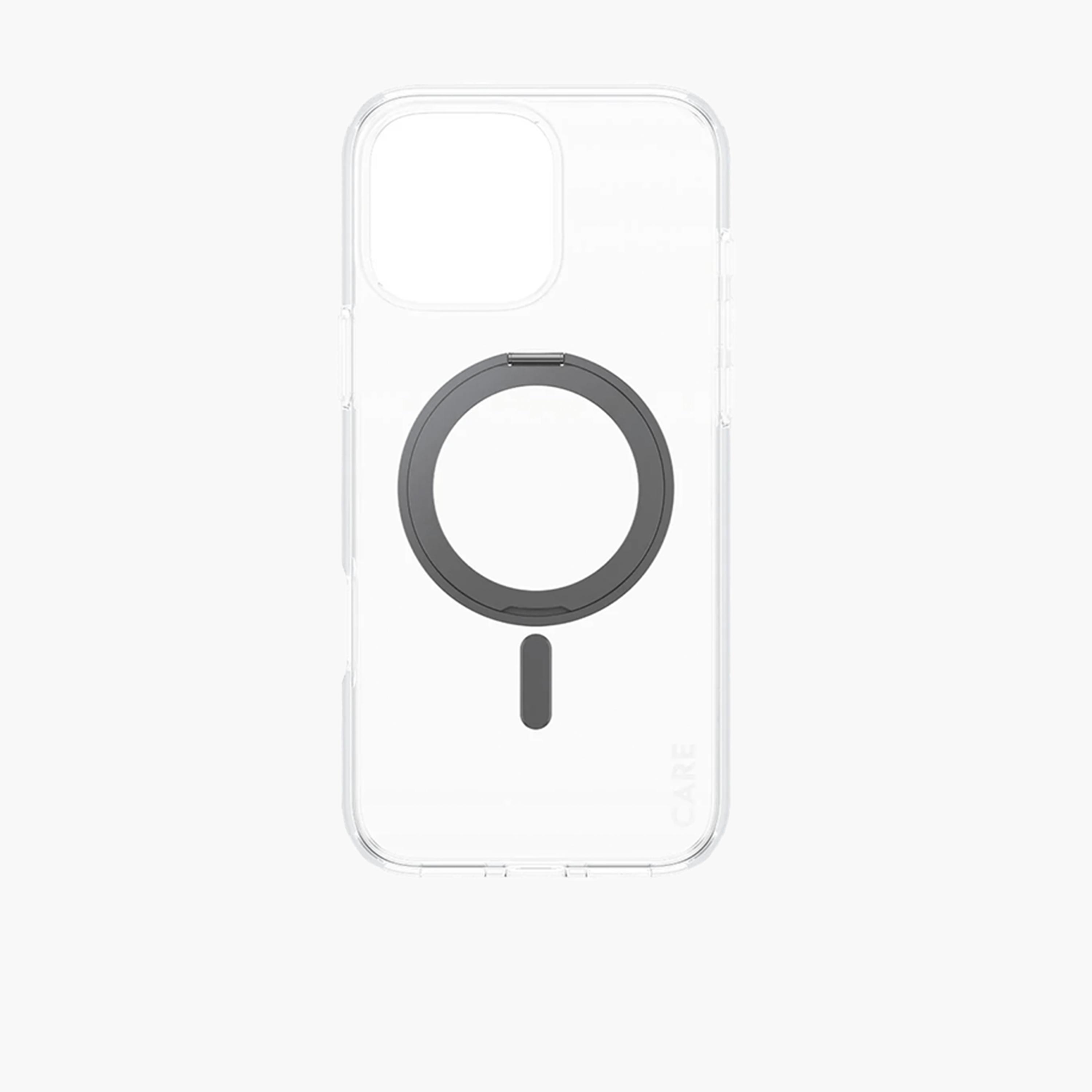 Panzer Glass CARE Case with Kickstand and MagSafe for iPhone 16 Pro Max - Clear Black-electronics-accessories-mobileaccesories-image-3