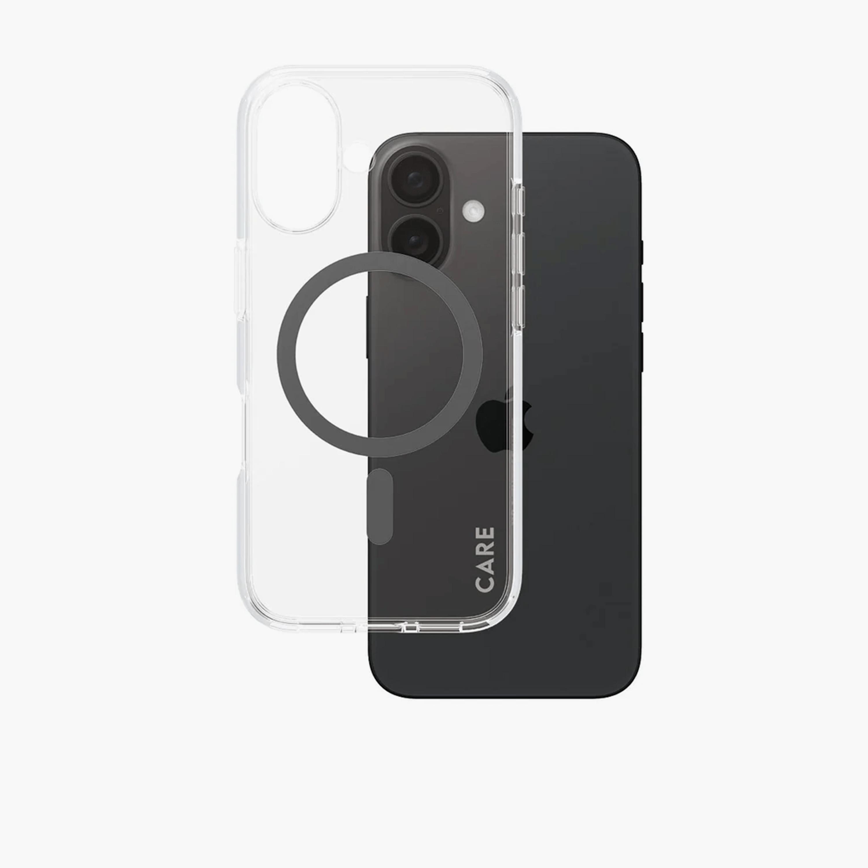 Panzer Glass CARE Flagship Urban Combat Case with MagSafe for iPhone 16 - Clear Black-electronics-accessories-mobileaccesories-image-2