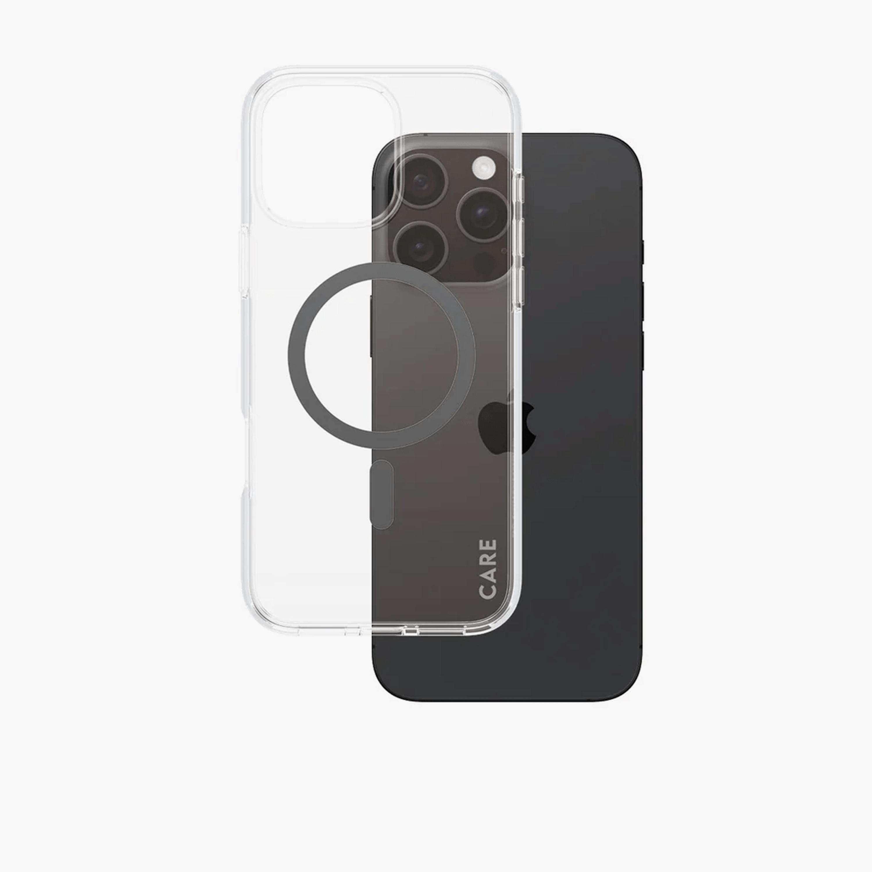 Panzer Glass CARE Flagship Urban Combat Case with MagSafe for iPhone 16 Pro Max - Clear Black-electronics-accessories-mobileaccesories-image-2