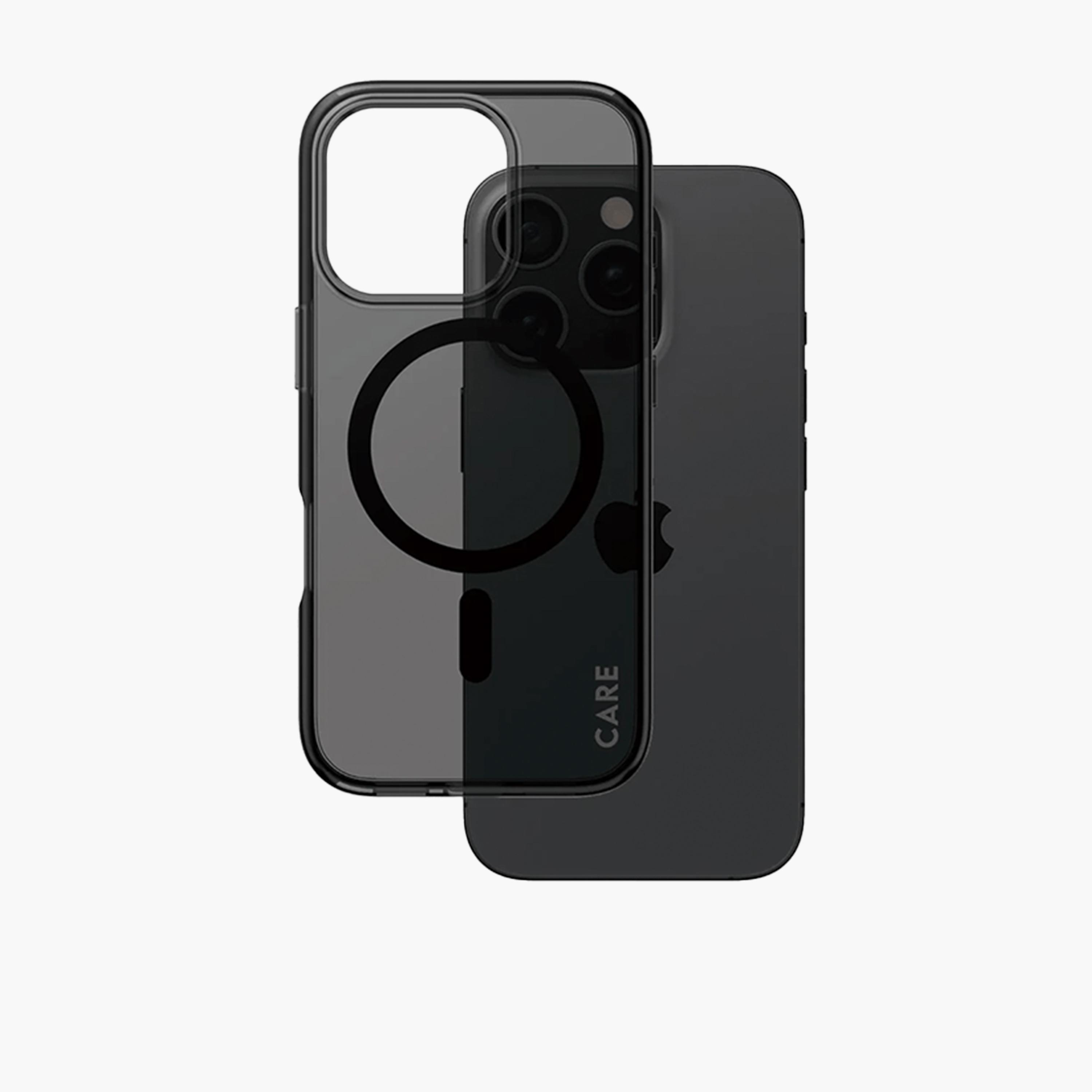 Panzer Glass CARE Flagship Case with MagSafe for iPhone 16 Pro - Smoky Black-electronics-accessories-mobileaccesories-image-2
