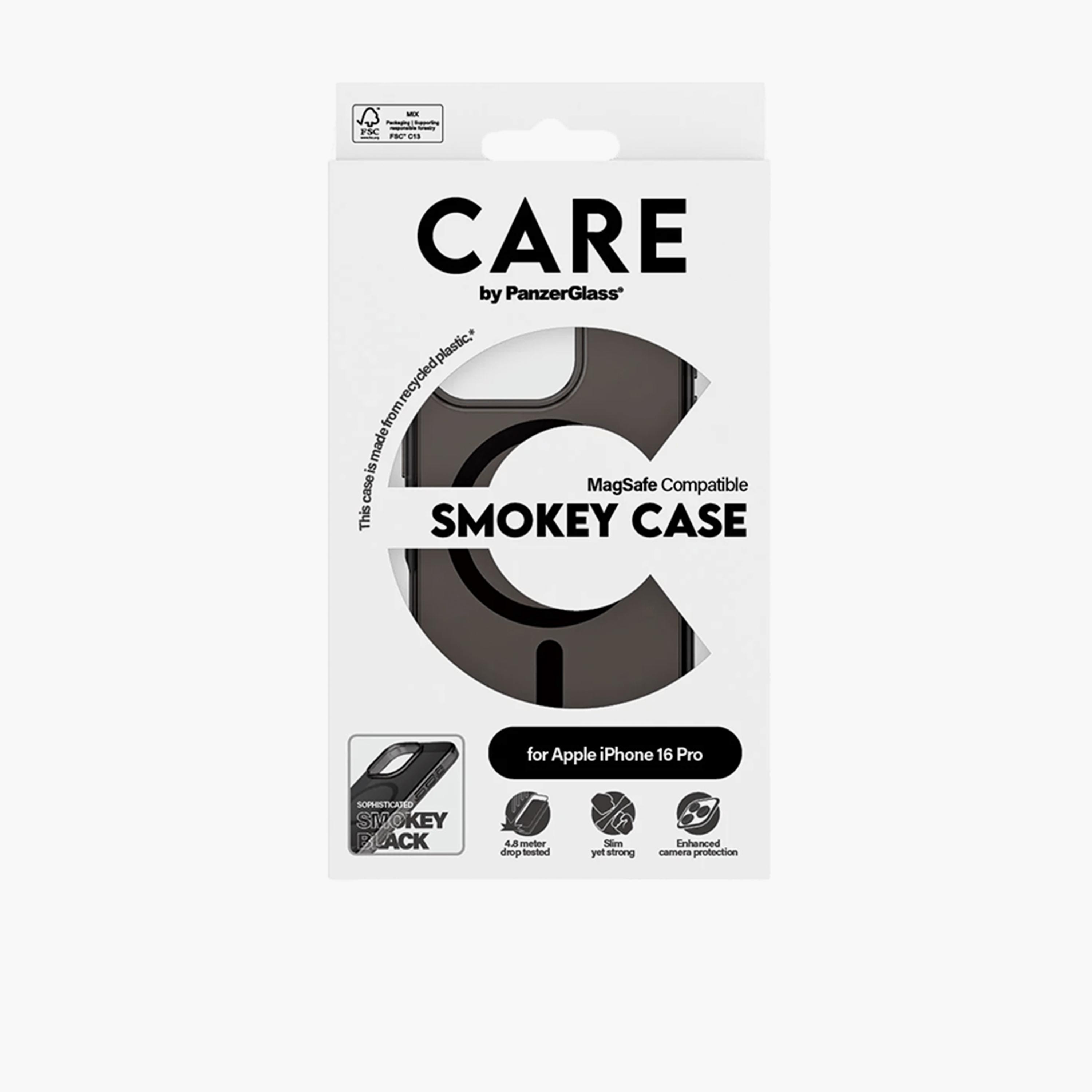 Panzer Glass CARE Flagship Case with MagSafe for iPhone 16 Pro - Smoky Black-electronics-accessories-mobileaccesories-image-4