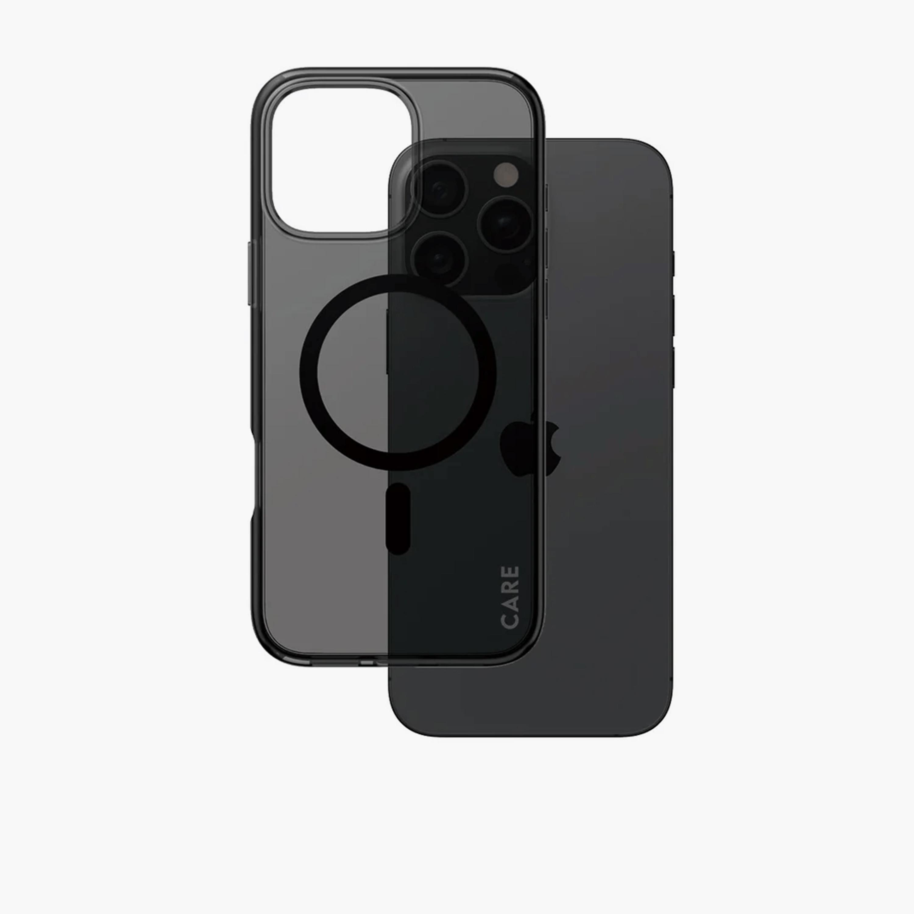 Panzer Glass CARE Flagship Urban Combat Case with MagSafe for iPhone 16 Pro Max - Smokey Black-electronics-accessories-mobileaccesories-image-2
