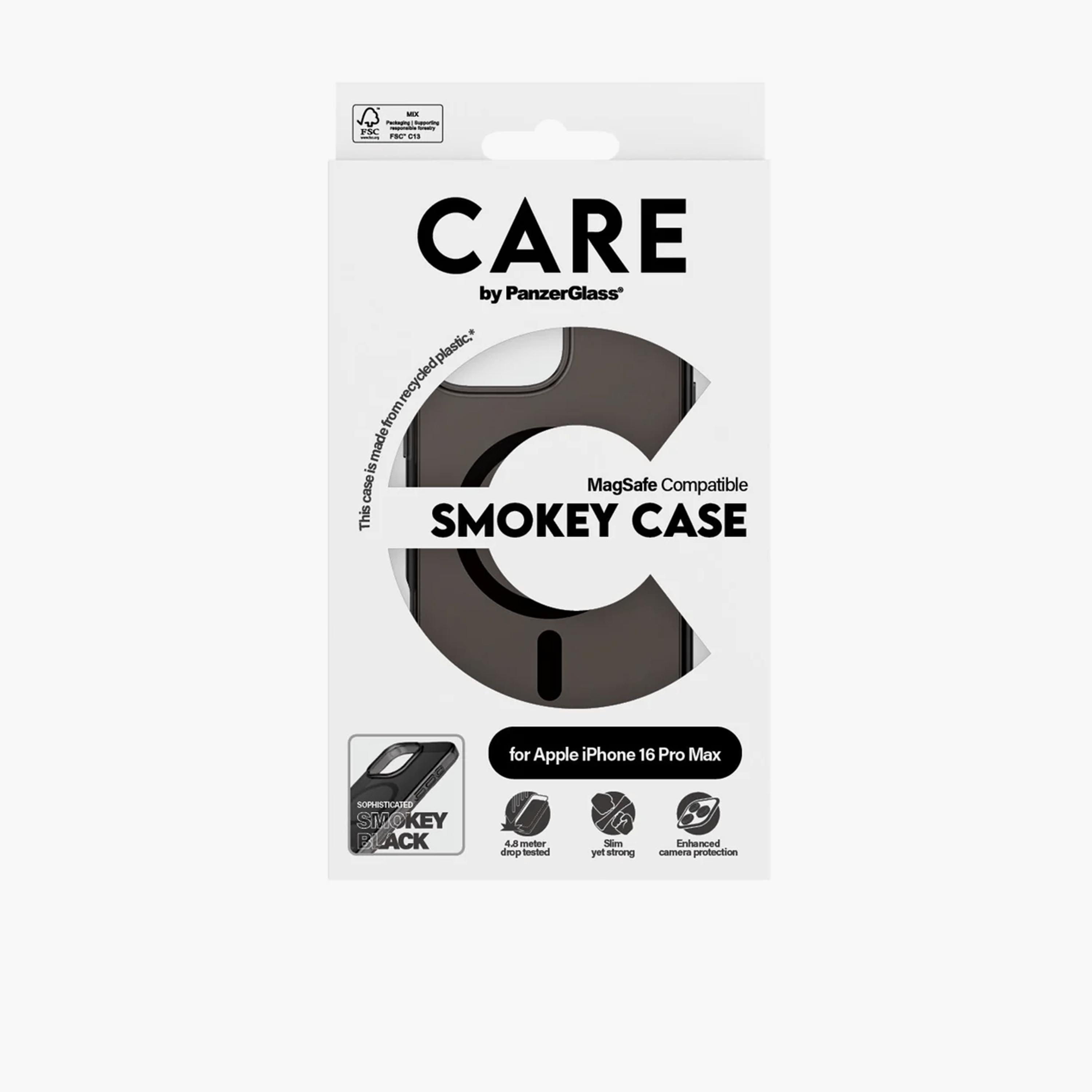 Panzer Glass CARE Flagship Urban Combat Case with MagSafe for iPhone 16 Pro Max - Smokey Black-electronics-accessories-mobileaccesories-image-4