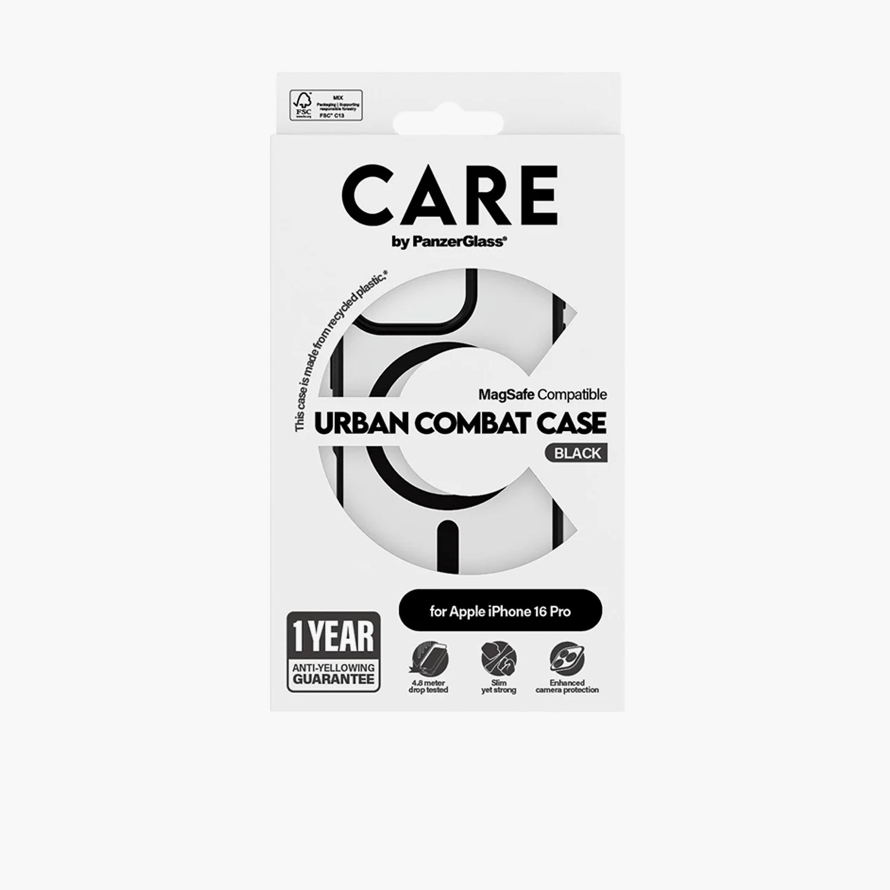 Panzer Glass CARE Flagship Case with MagSafe for iPhone 16 Pro - Clear Black-electronics-accessories-mobileaccesories-image-4