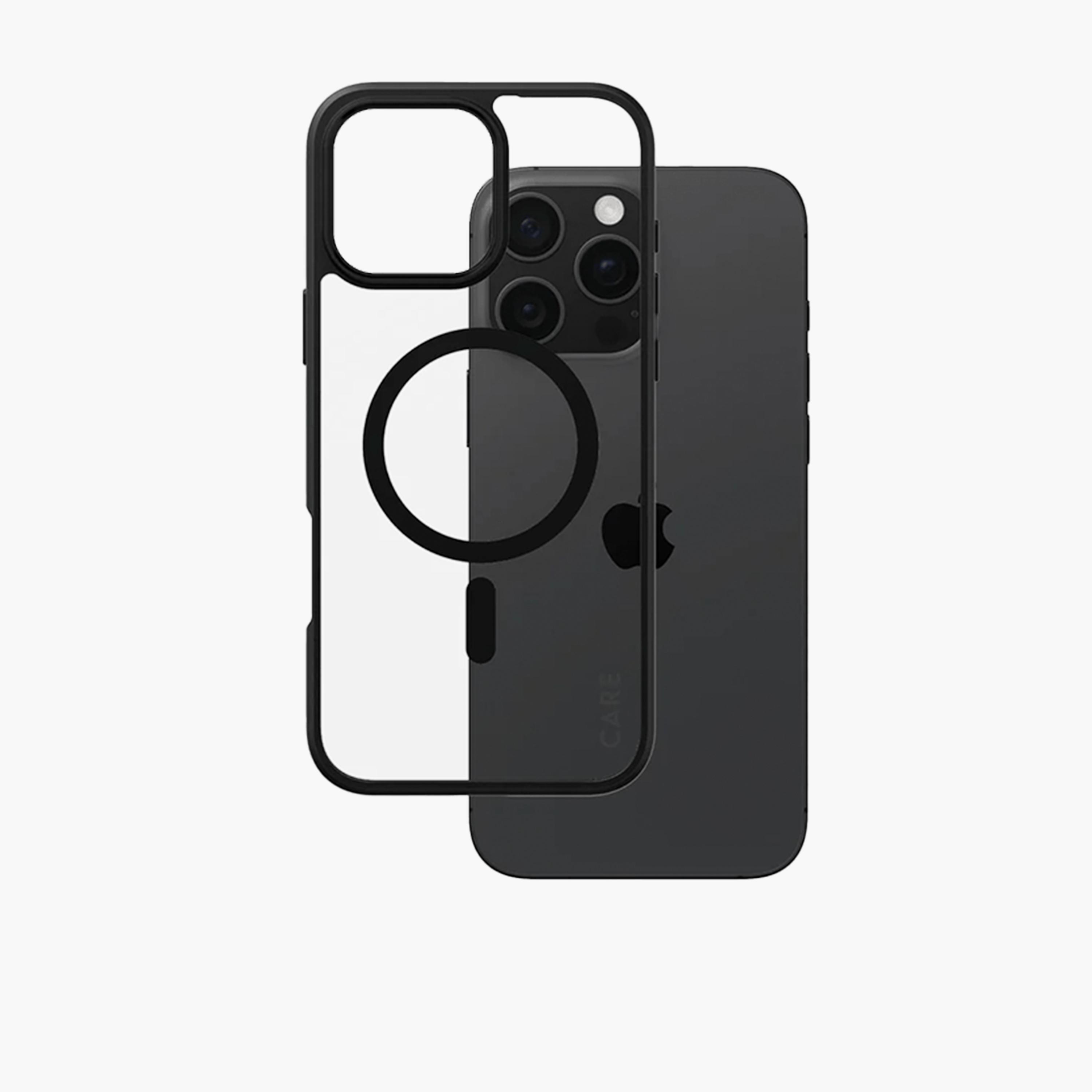 Panzer Glass CARE Flagship Case with MagSafe for iPhone 16 Pro Max - Clear Black-electronics-accessories-mobileaccesories-image-2