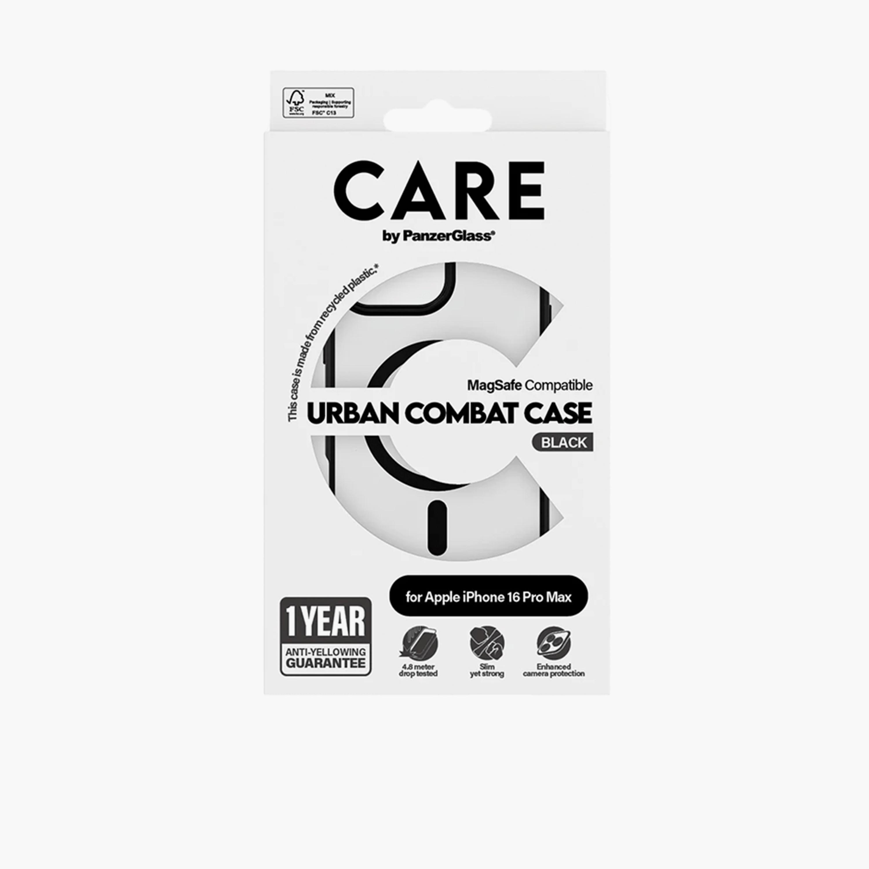 Panzer Glass CARE Flagship Case with MagSafe for iPhone 16 Pro Max - Clear Black-electronics-accessories-mobileaccesories-image-4