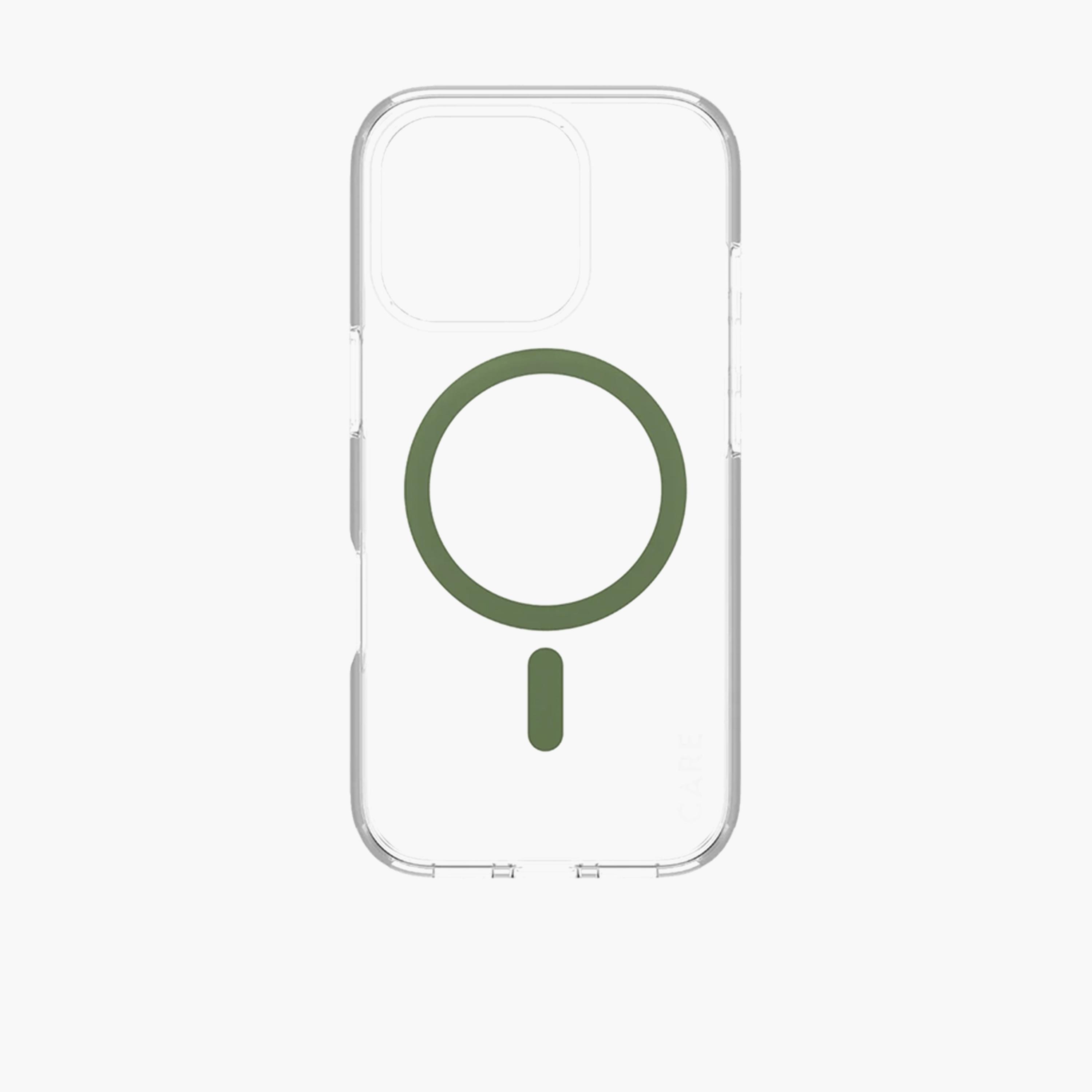 Panzer Glass CARE Flagship Case with MagSafe for iPhone 16 Pro - Clear Green-electronics-accessories-mobileaccesories-image-3