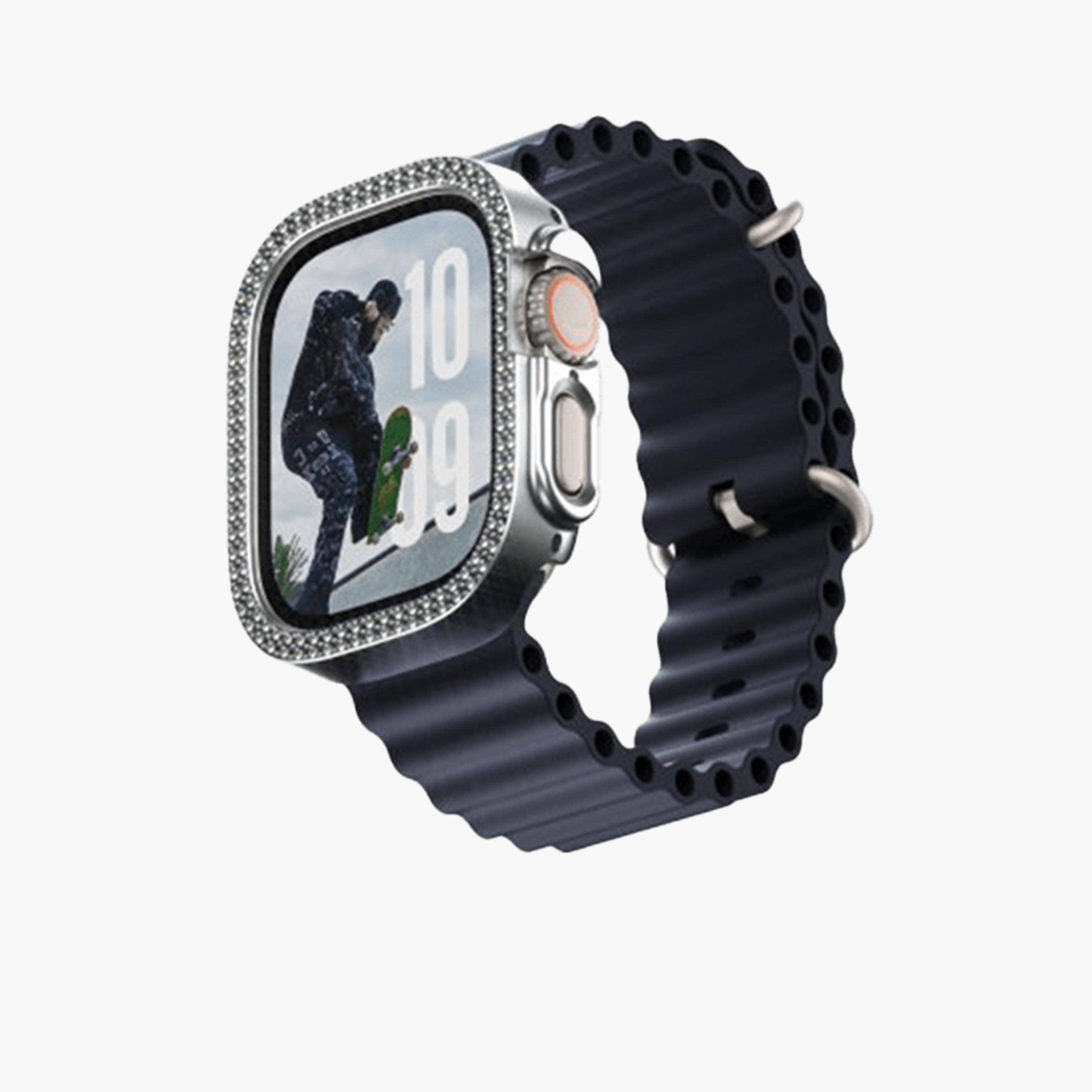 Panzer Glass SAFE Bling Bumper for Apple Watch Ultra 2 49mm - Silver-electronics-accessories-wearableaccesories-image-2
