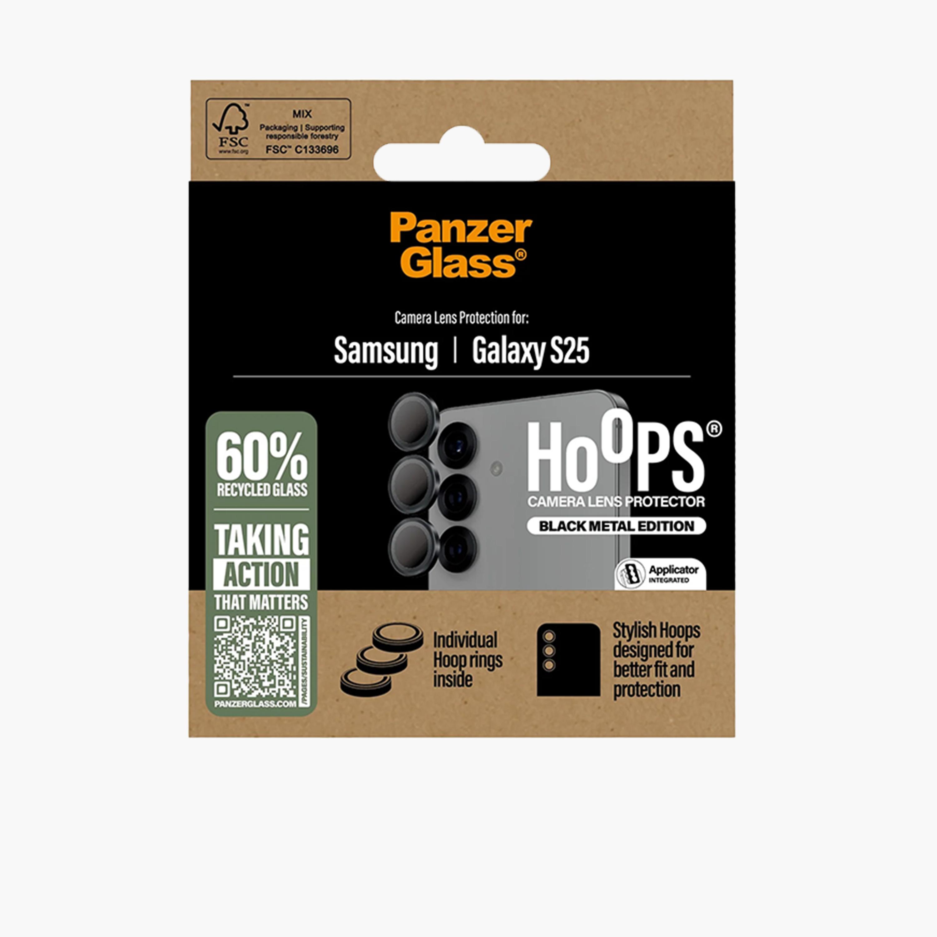 Panzer Glass Hoops Black Camera Lens Protector for Samsung Galaxy S25 - Clear-electronics-accessories-mobileaccesories-image-4