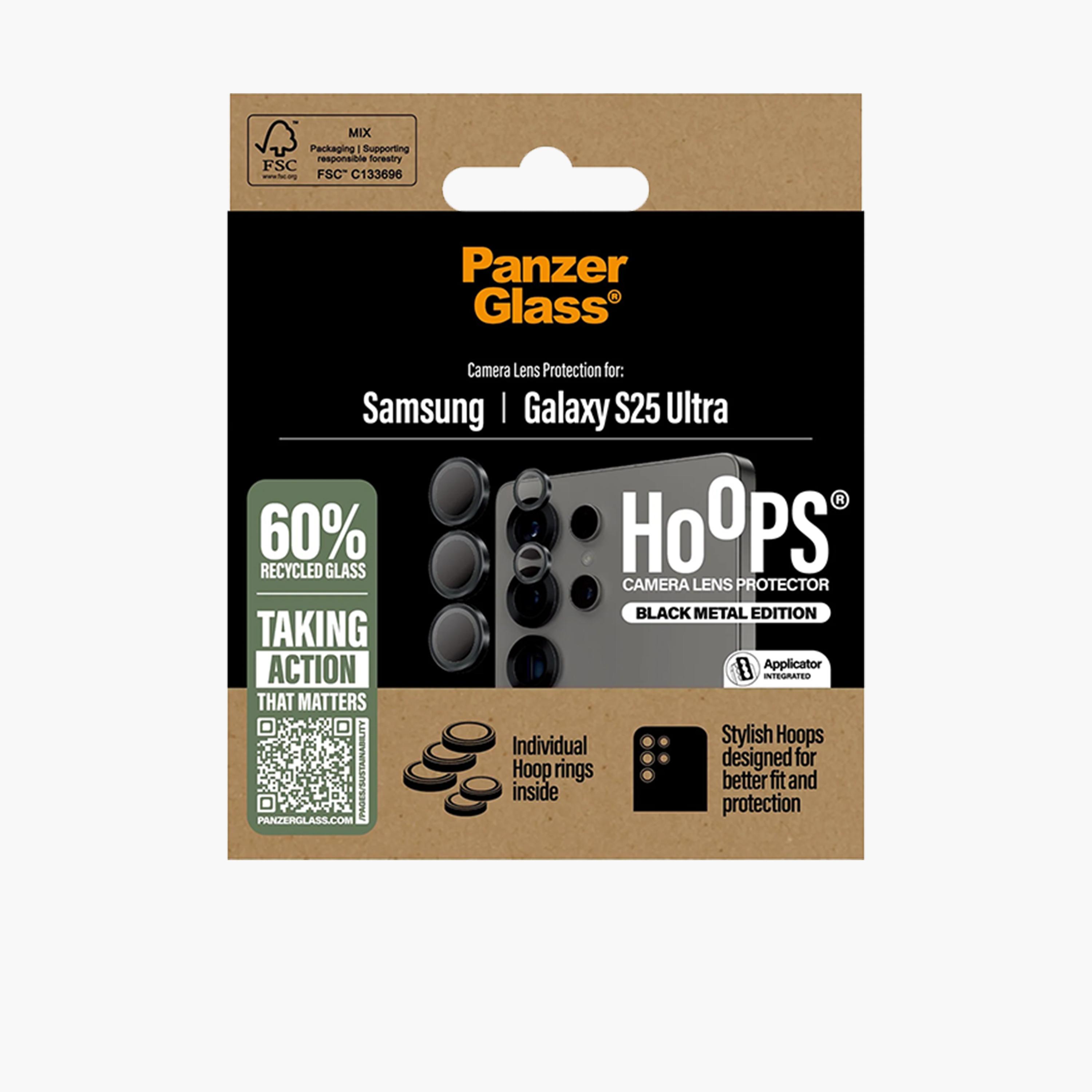 Panzer Glass Hoops Black Camera Lens Protector for Samsung Galaxy S25 Ultra - Clear-electronics-accessories-mobileaccesories-image-4
