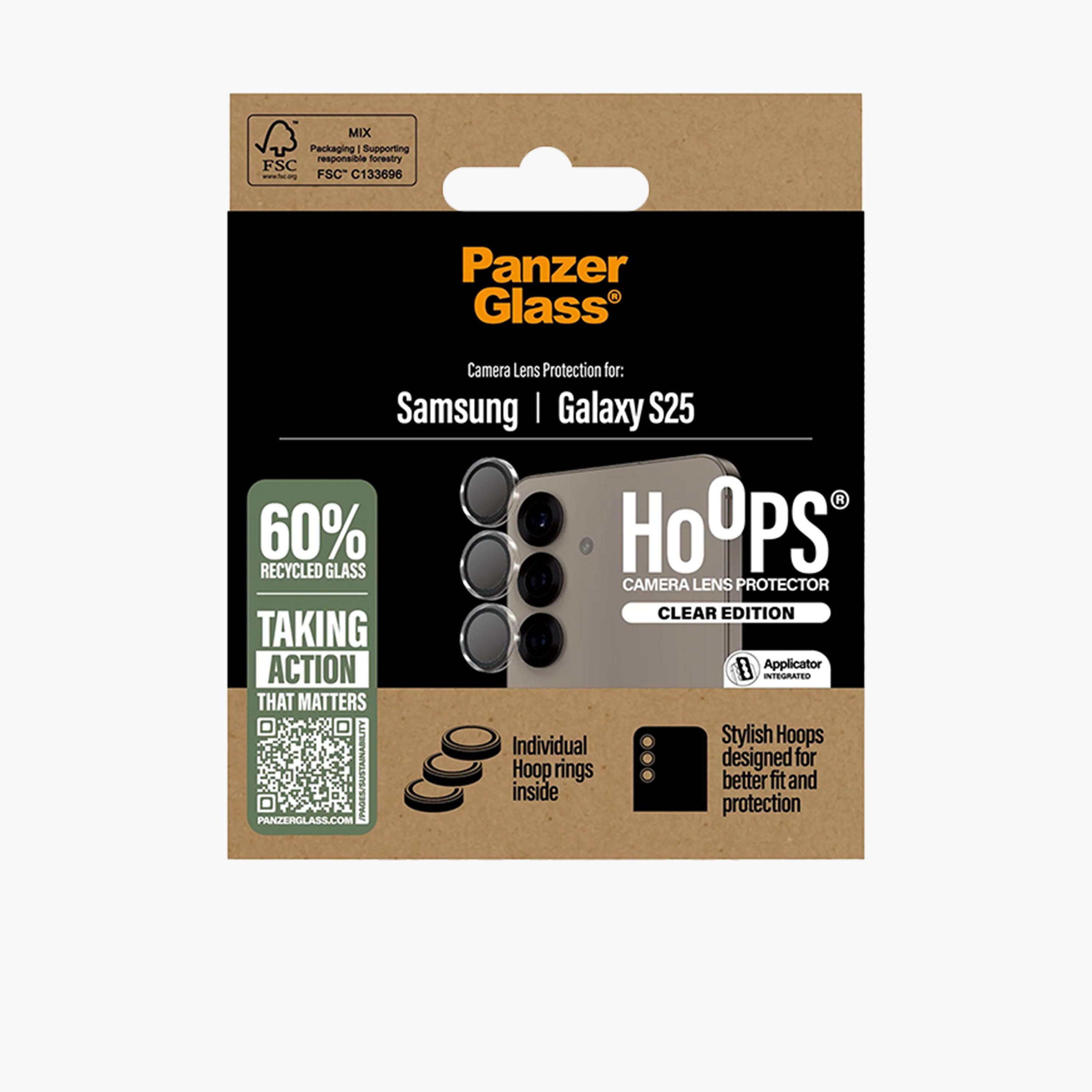 Panzer Glass Hoops Camera Lens Protector for Samsung Galaxy S25 - Clear-electronics-accessories-mobileaccesories-image-4