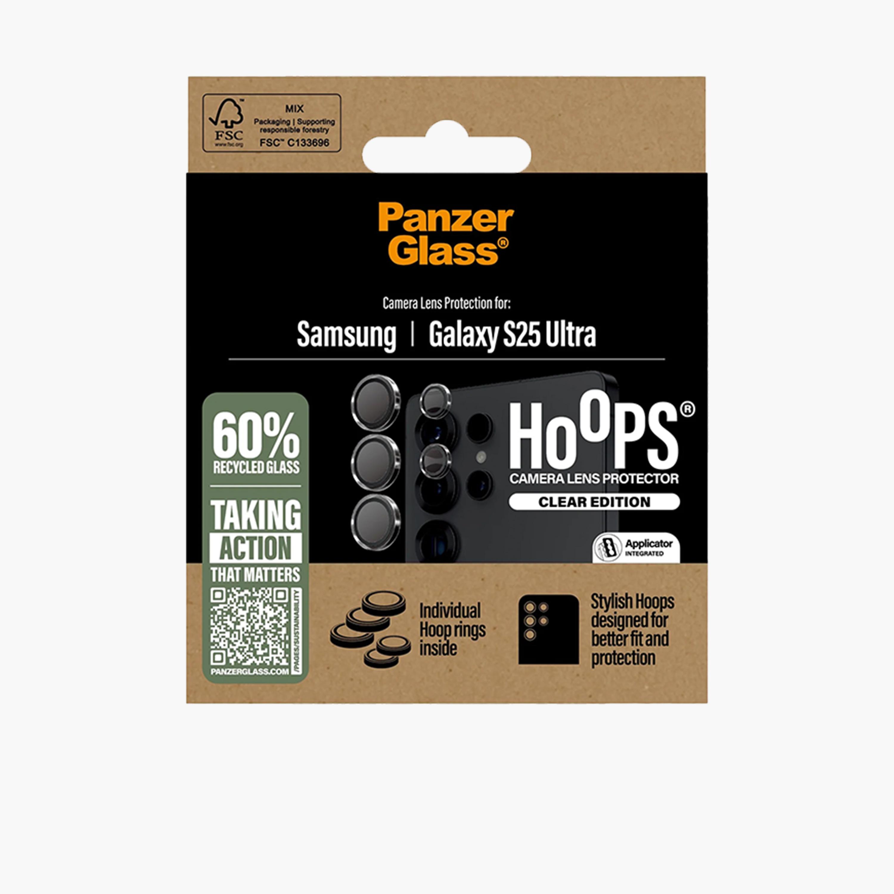 Panzer Glass Hoops Camera Lens Protector for Samsung Galaxy S25 Ultra - Clear-electronics-accessories-mobileaccesories-image-4