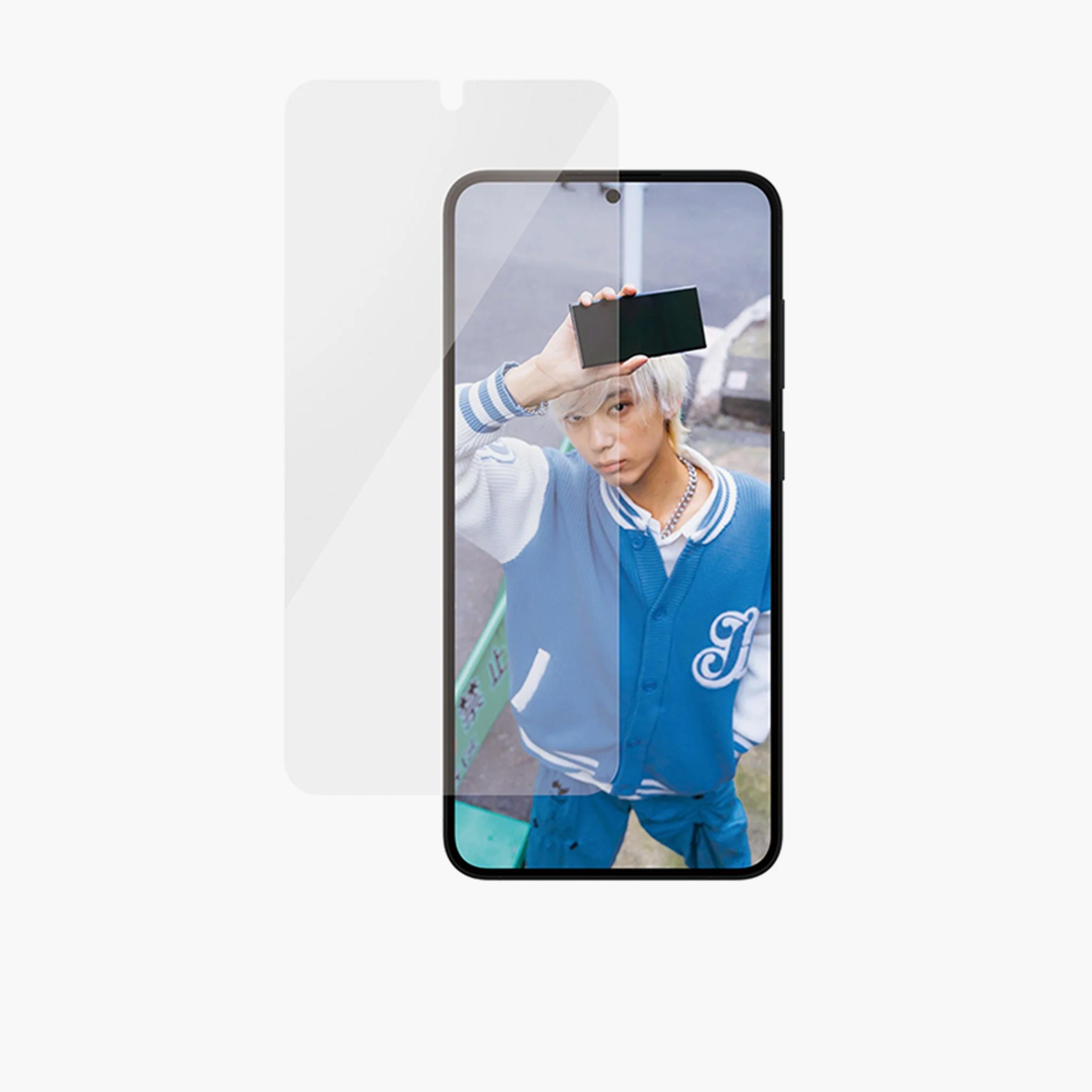 بانزر جلاس - واقي شاشة عريض للغاية لهاتف سامسونج جالاكسي إس 25 بلس - شفاف-electronics-accessories-mobileaccesories-image-2