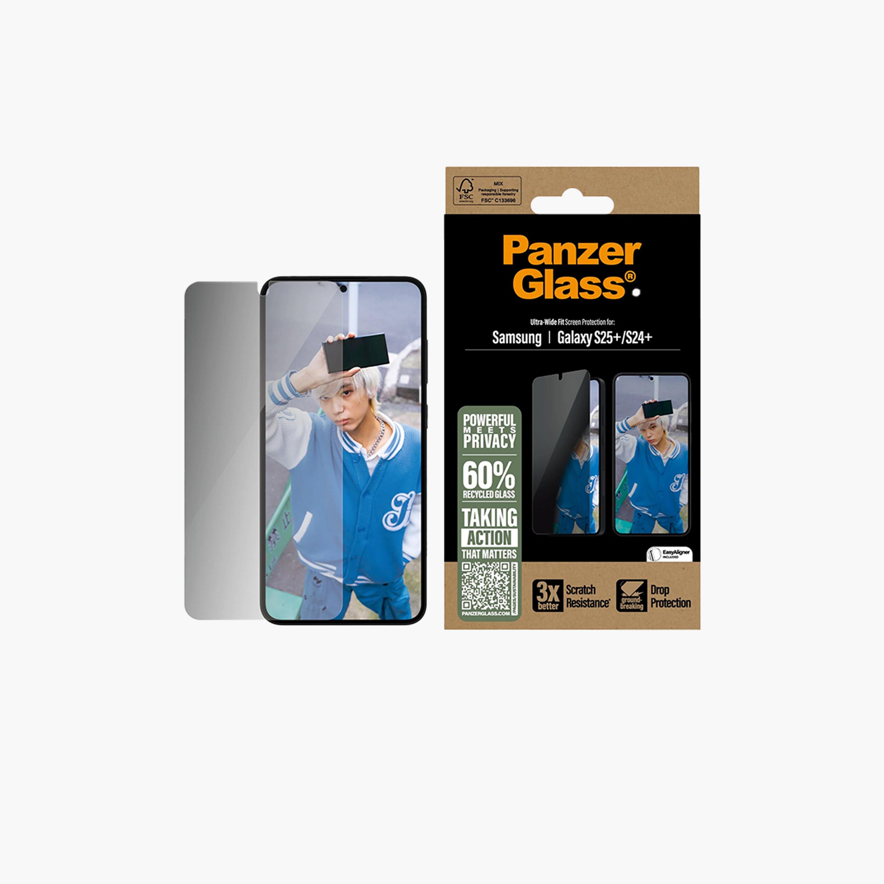 Panzer Glass Ultra-Wide Fit Screen Protector for Samsung Galaxy S25 Plus - Privacy-electronics-accessories-mobileaccesories-image-1