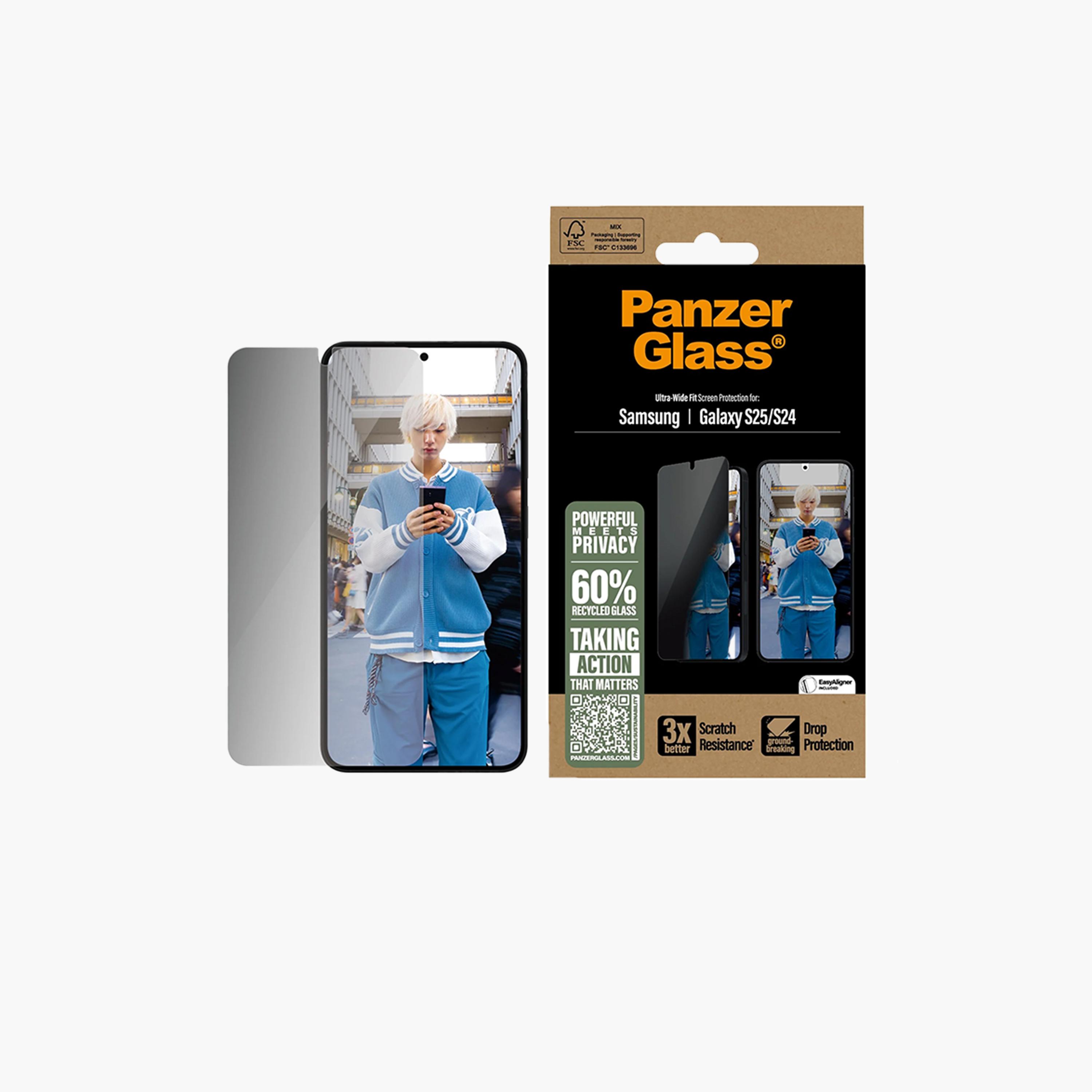 Panzer Glass Ultra-Wide Fit Screen Protector for Samsung Galaxy S25 - Privacy-electronics-accessories-mobileaccesories-image-1