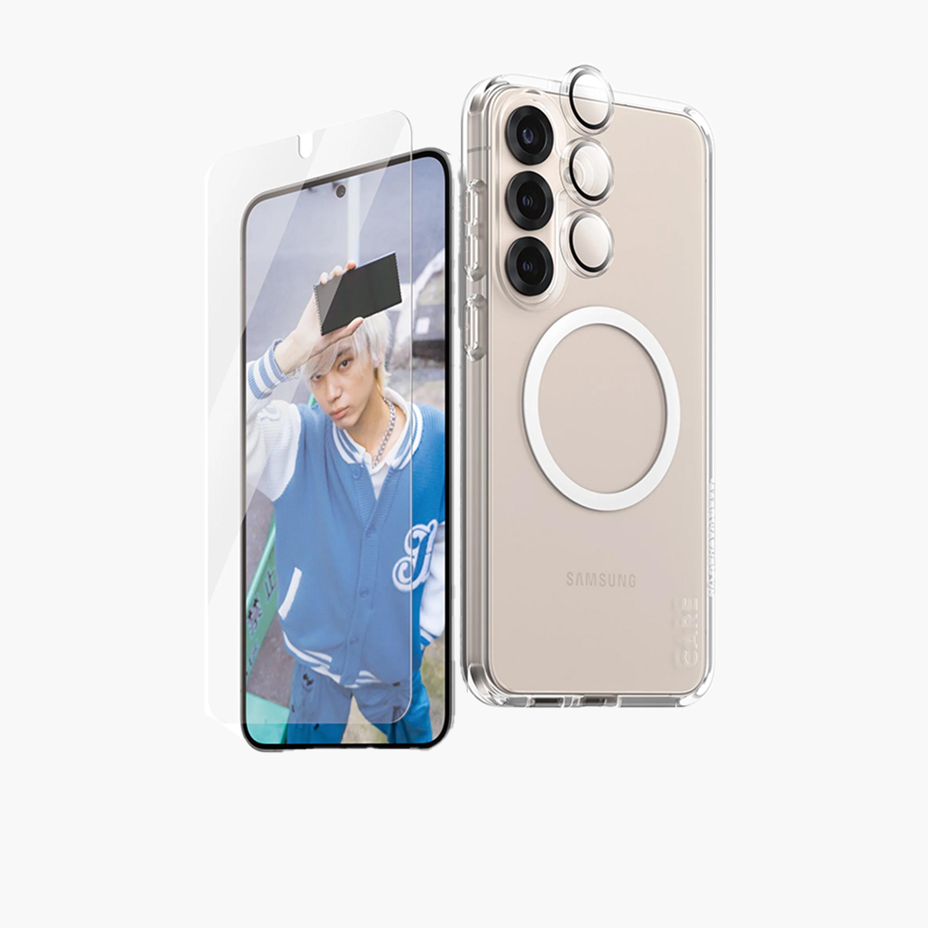 Panzer Glass CARE Flagship 3-in-1 Protection Package Samsung Galaxy S25 Plus - Clear-electronics-accessories-mobileaccesories-image-2