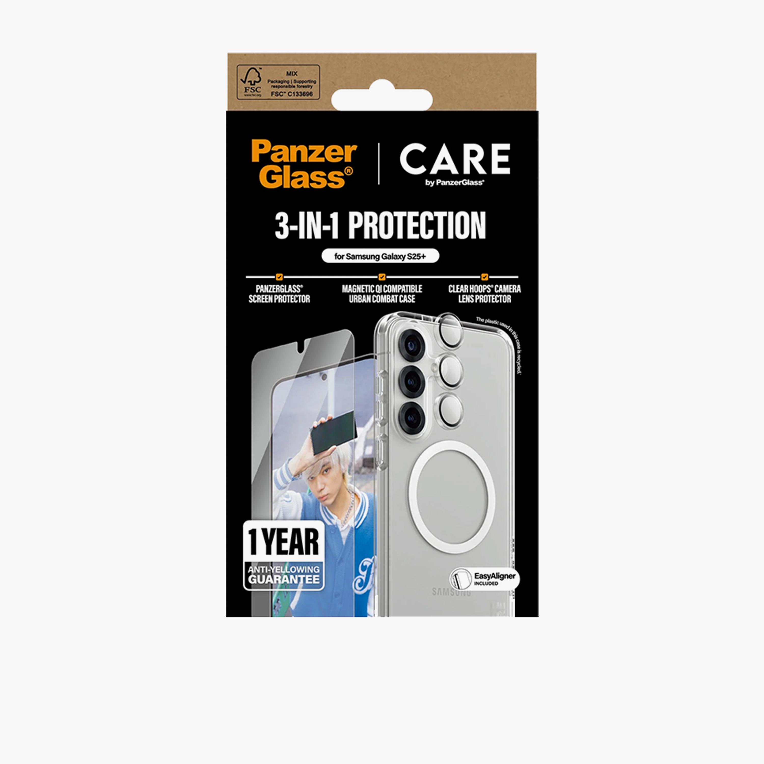 Panzer Glass CARE Flagship 3-in-1 Protection Package Samsung Galaxy S25 Plus - Clear-electronics-accessories-mobileaccesories-image-4