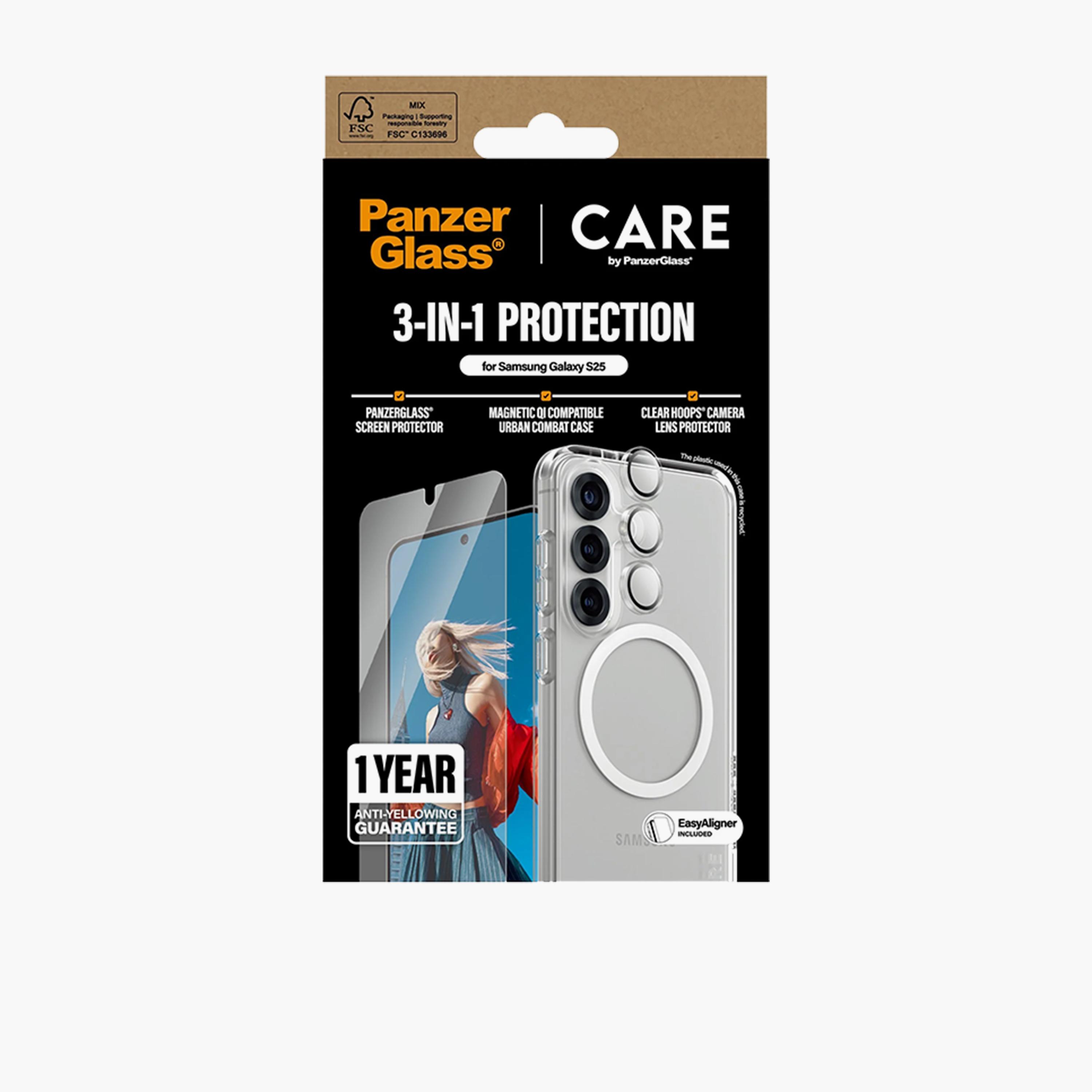 Panzer Glass CARE Flagship 3-in-1 Protection Package Samsung Galaxy S25 - Clear-electronics-accessories-mobileaccesories-image-4
