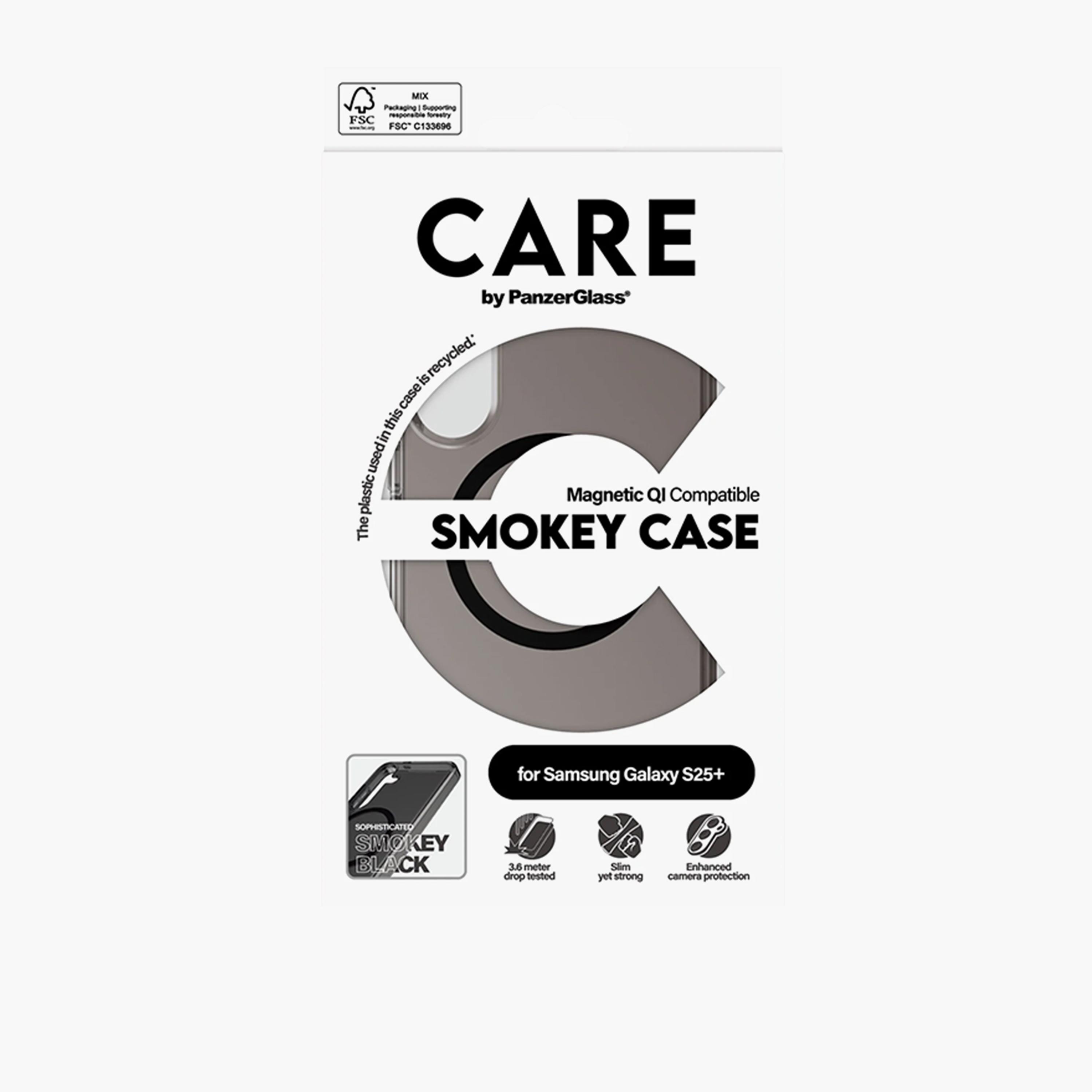 Panzer Glass CARE Flagship Qi Black Case for Samsung Galaxy S25 Plus - Smokey-electronics-accessories-mobileaccesories-image-3
