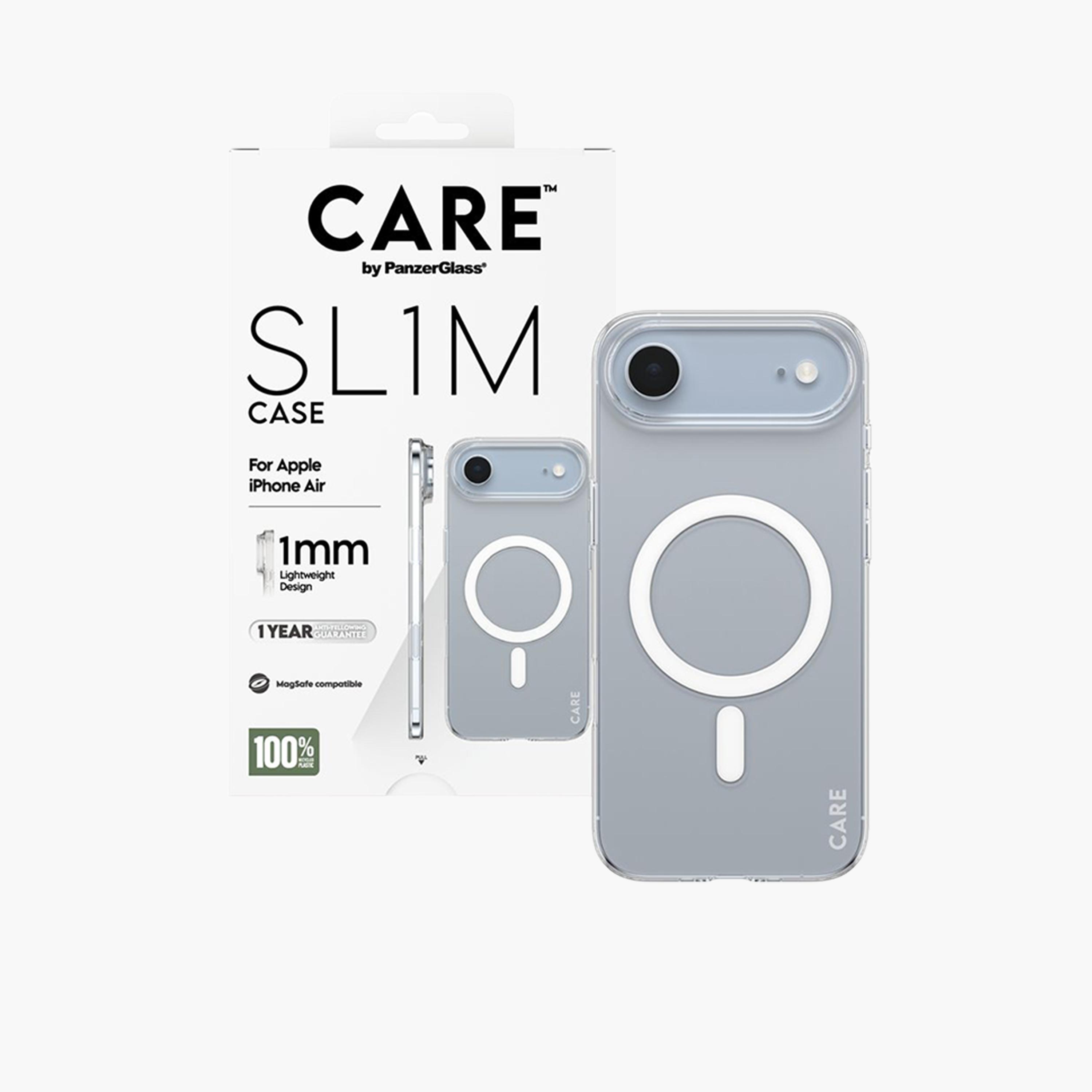 بانزر جلاس - حافظة هاتف كير SL1M دعم تقنية Magسيف لهاتف آي فون 17 Air - شفاف-electronics-accessories-mobileaccesories-image-2