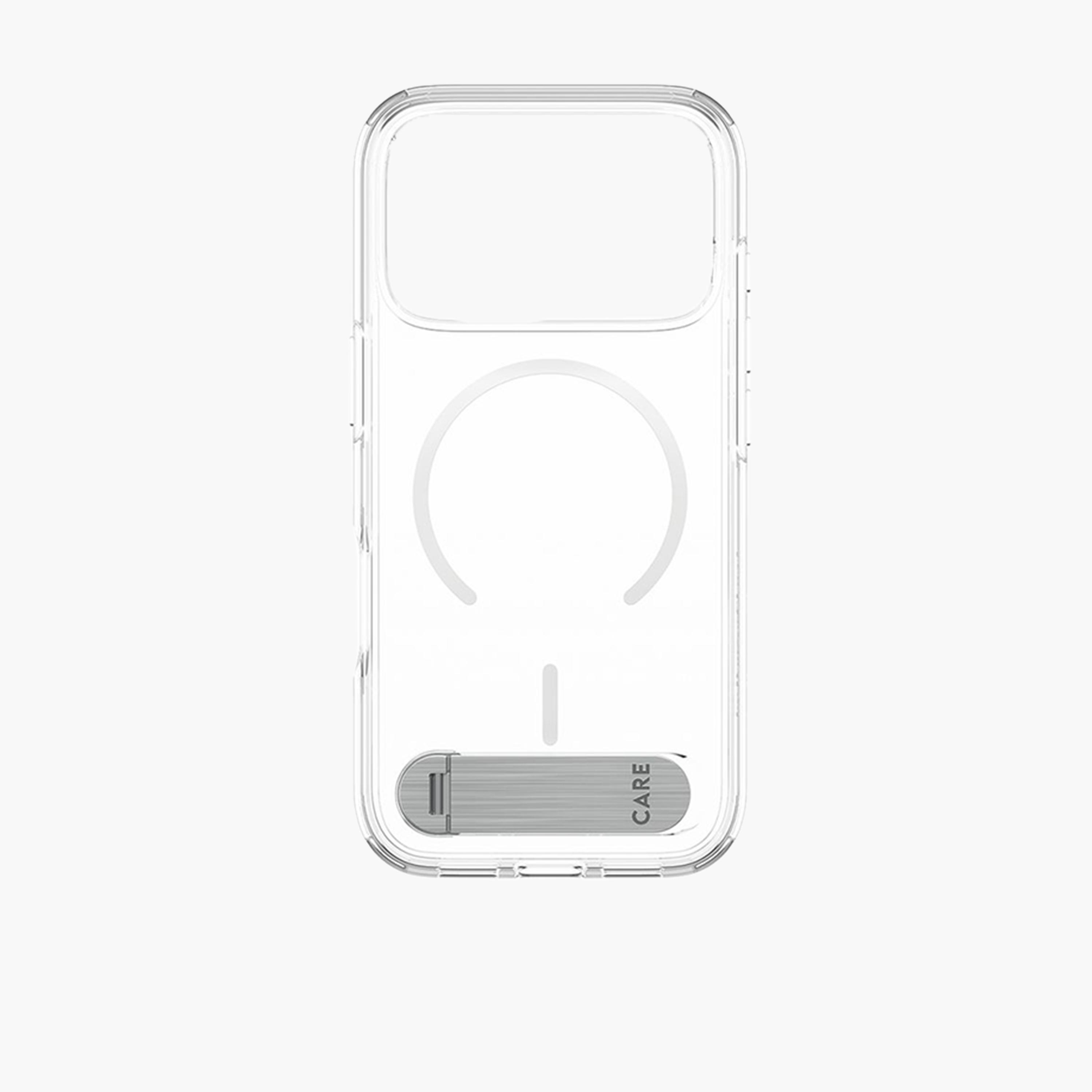 Panzer Glass CARE Kickstand Case with White MagSafe for iPhone 18 Pro - Clear-electronics-accessories-mobileaccesories-image-5