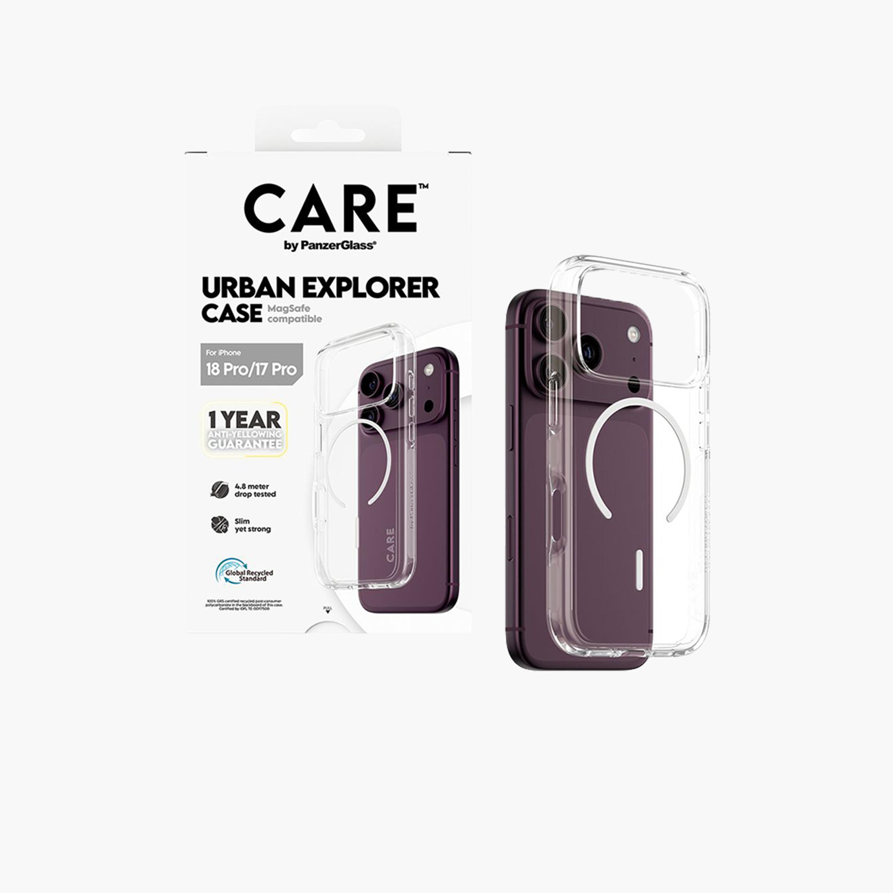 Panzer Glass CARE Urban Explorer Case with White MagSafe for iPhone 18 Pro - Clear-electronics-accessories-mobileaccesories-image-2