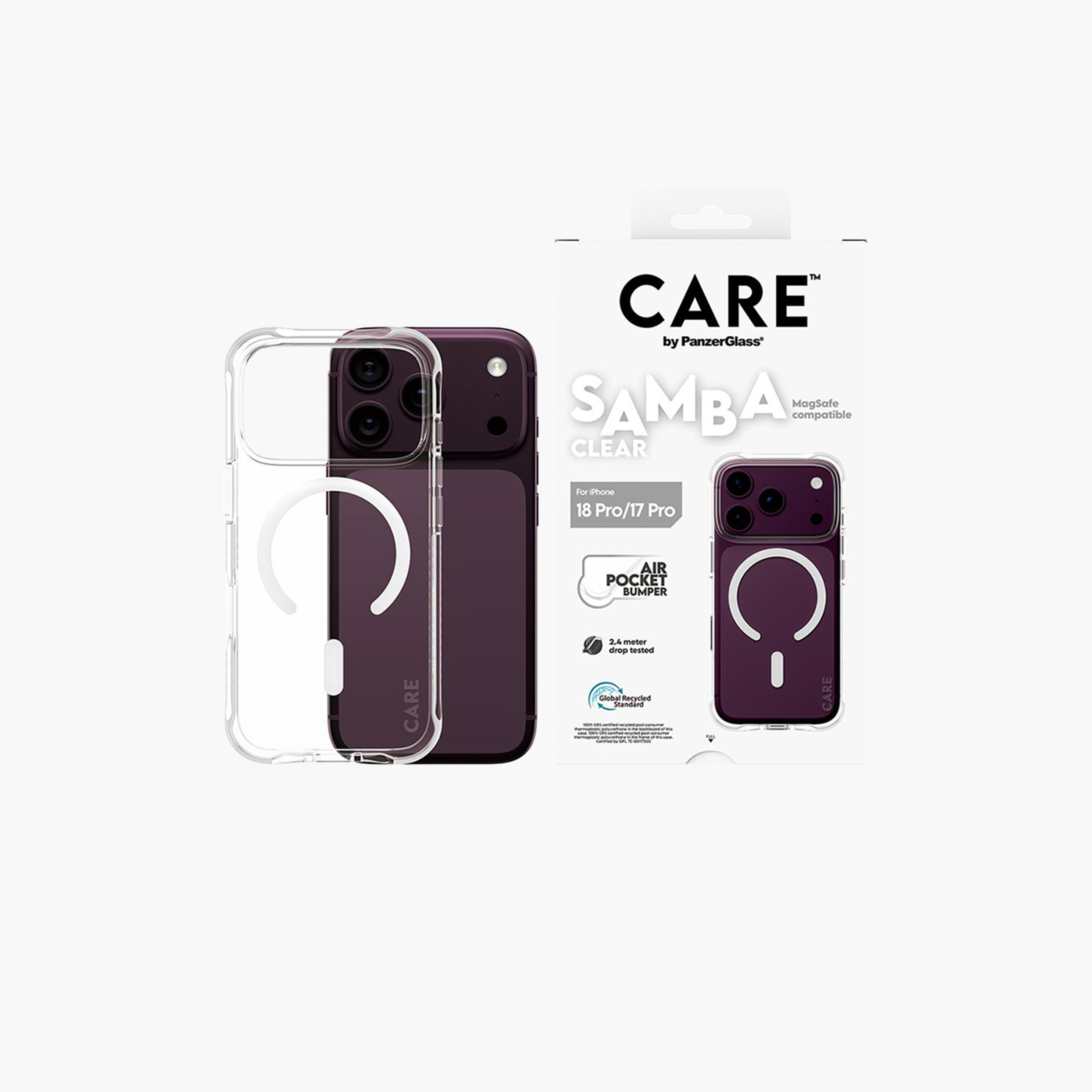 Panzer Glass CARE Samba Case with MagSafe for iPhone 18 Pro - Clear-electronics-accessories-mobileaccesories-image-1