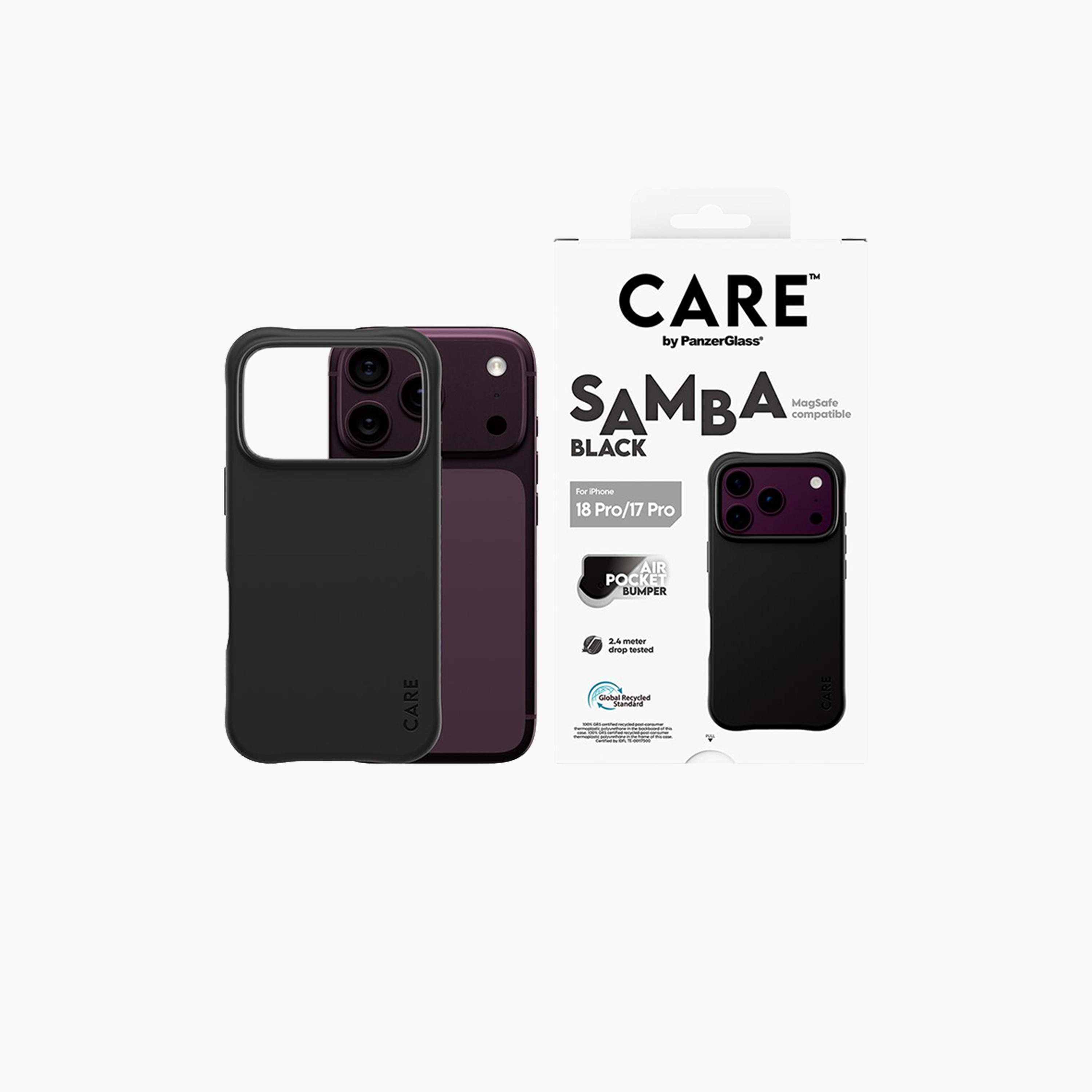 Panzer Glass CARE Samba Case with MagSafe for iPhone 18 Pro - Black-electronics-accessories-mobileaccesories-image-1