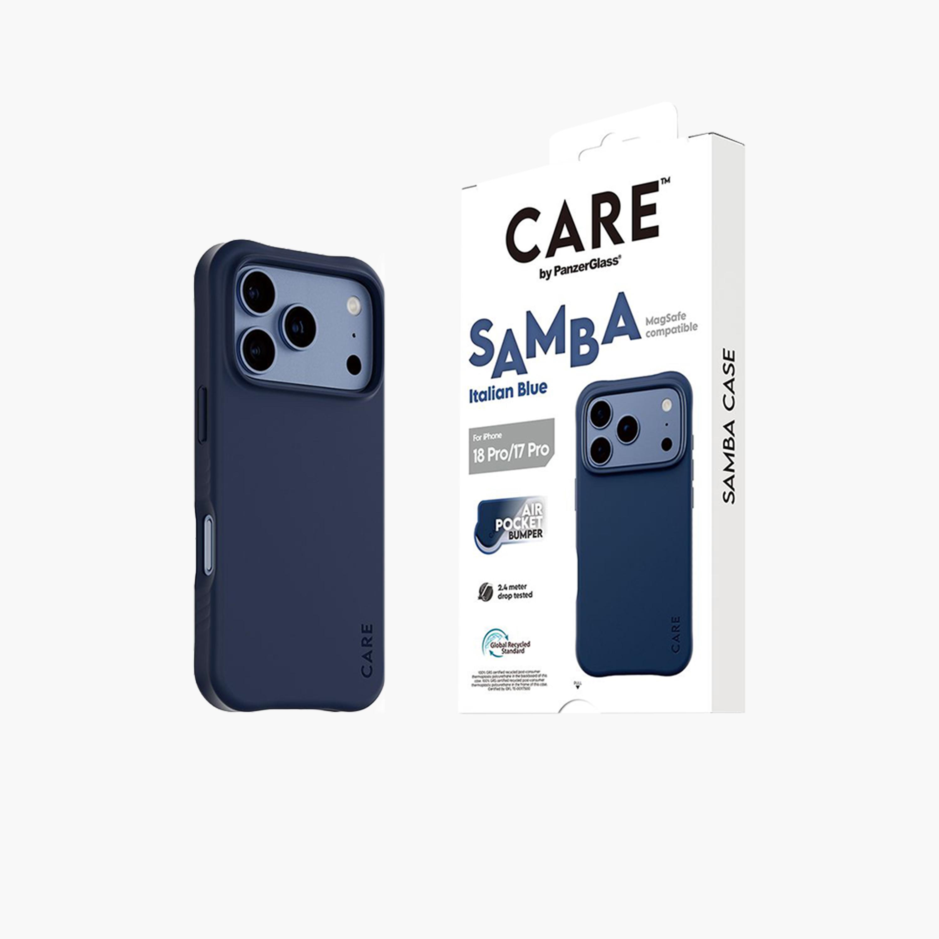 Panzer Glass CARE Samba Case with MagSafe for iPhone 18 Pro - Italian Blue-electronics-accessories-mobileaccesories-image-3