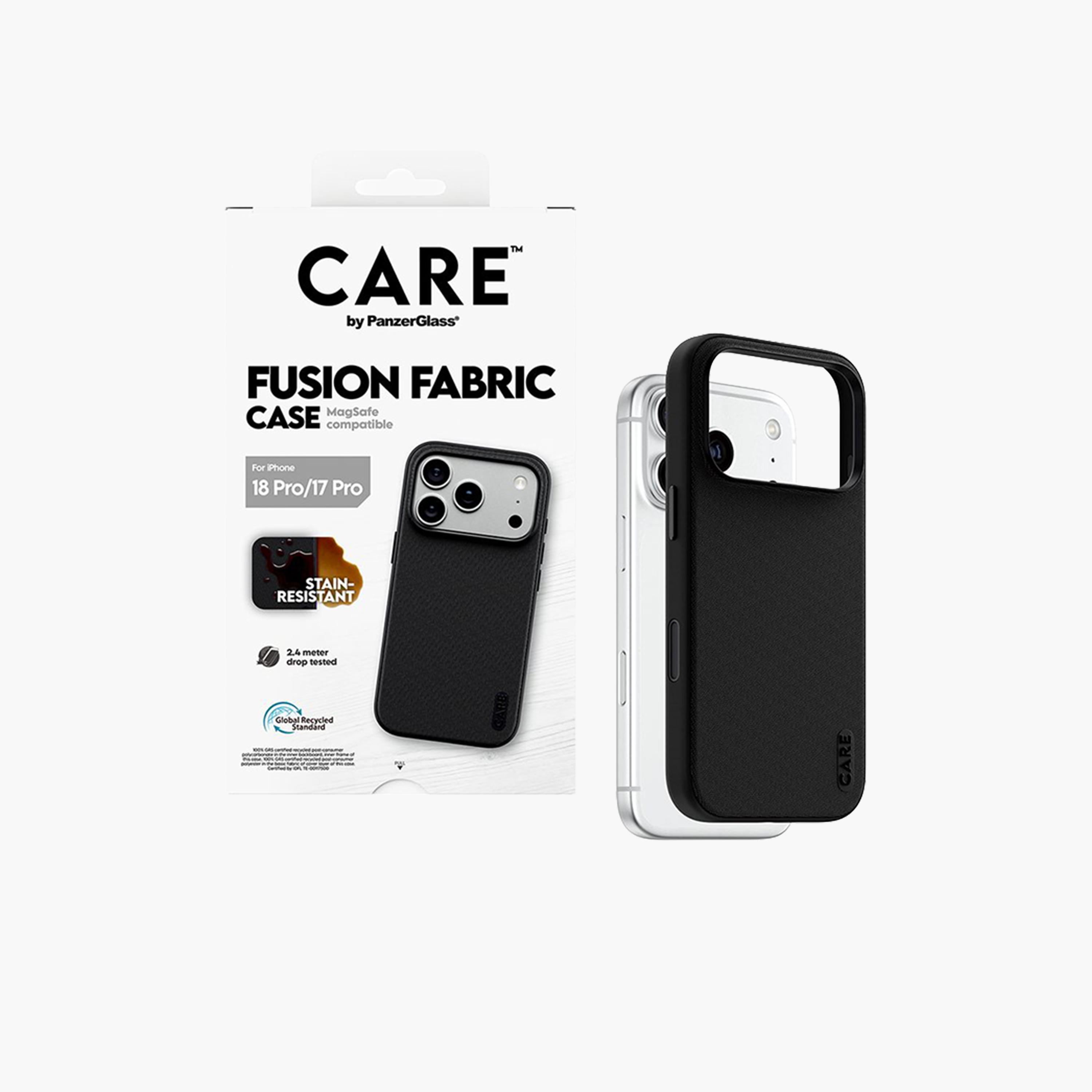 Panzer Glass CARE Fusion Fabric Case with MagSafe for iPhone 18 Pro - Black-electronics-accessories-mobileaccesories-image-2