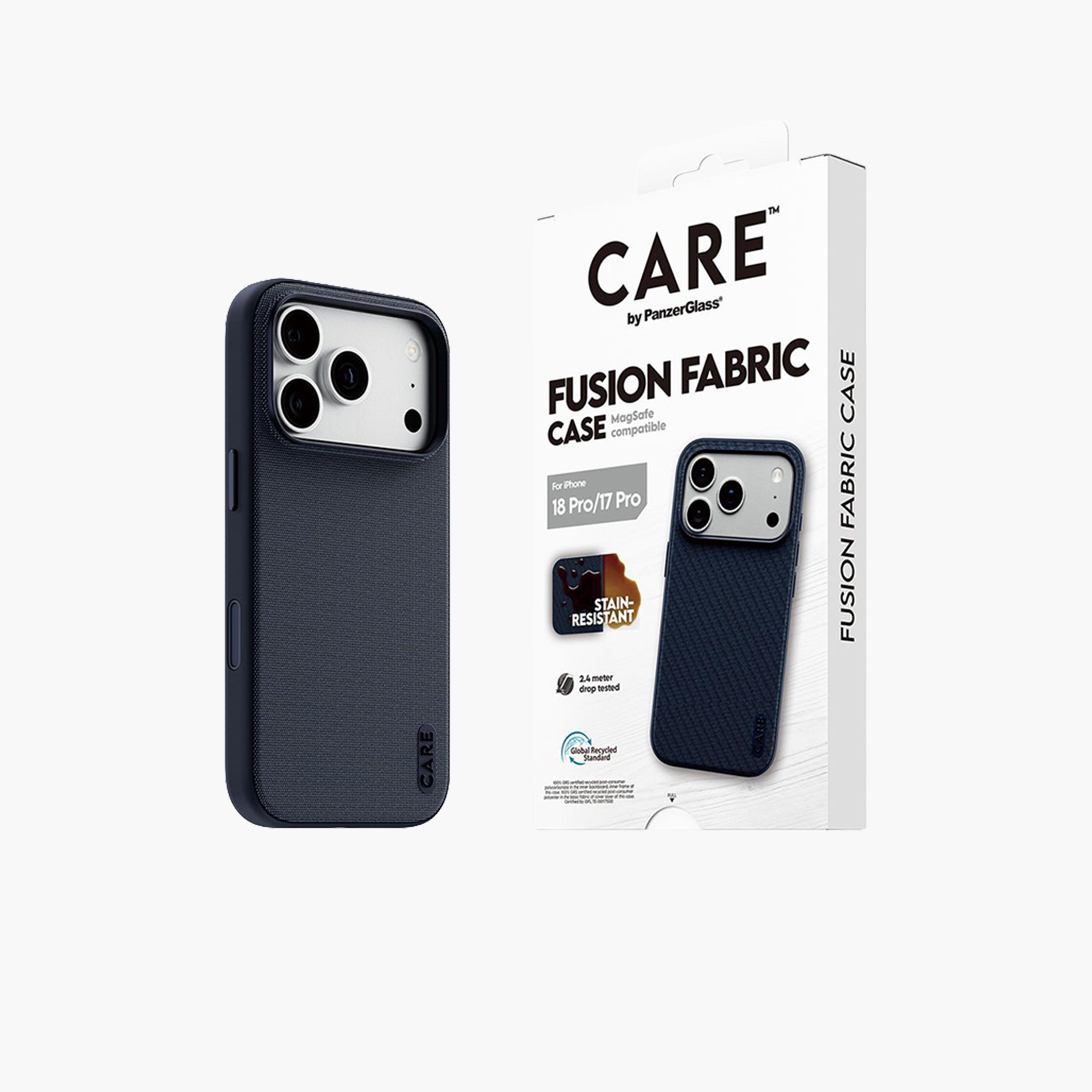 Panzer Glass CARE Fusion Fabric Case with MagSafe for iPhone 18 Pro - Dark Blue-electronics-accessories-mobileaccesories-image-3