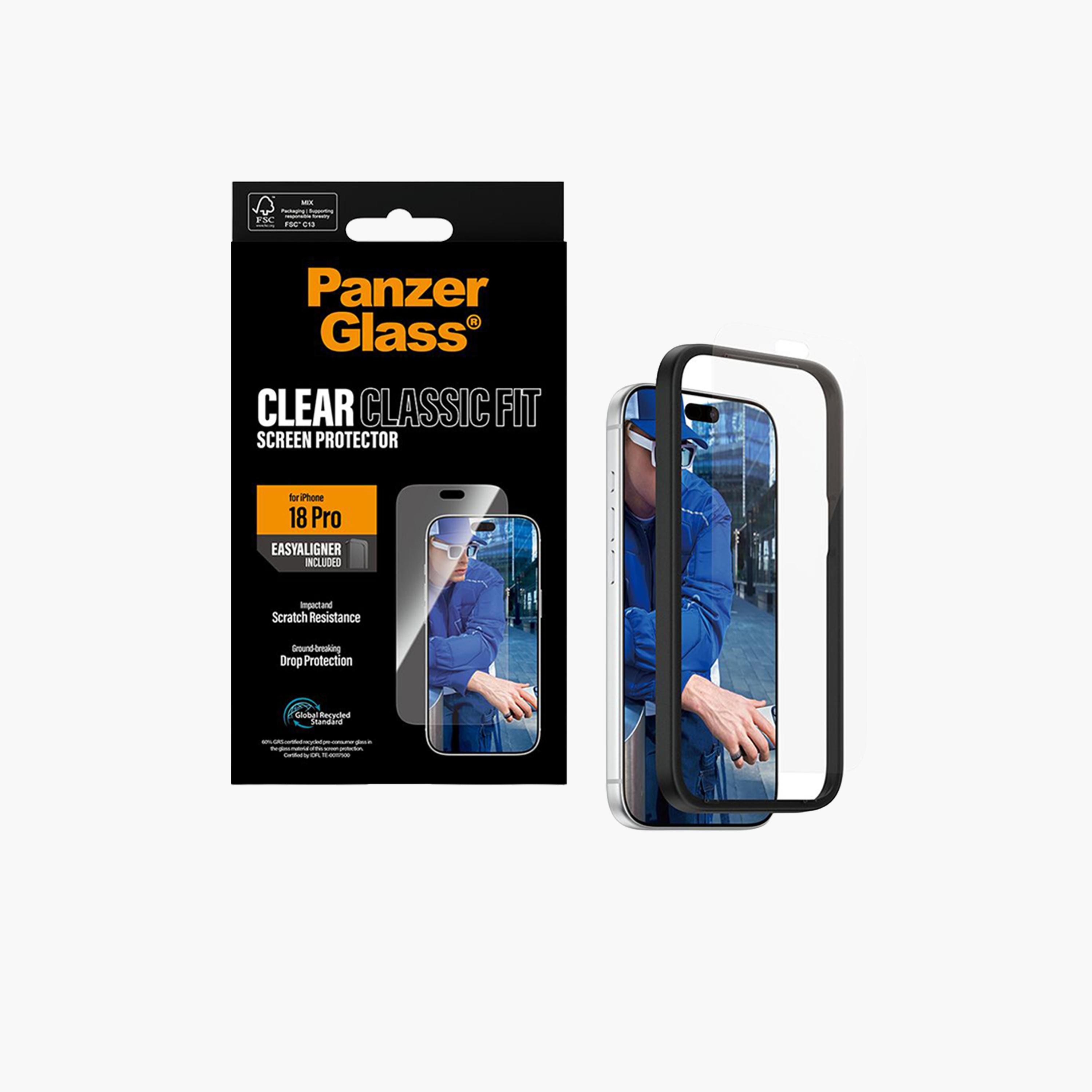 بانزر جلاس - واقي شاشة كلاسيكي لهاتف آيفون 18 برو - شفاف-electronics-accessories-mobileaccesories-image-2