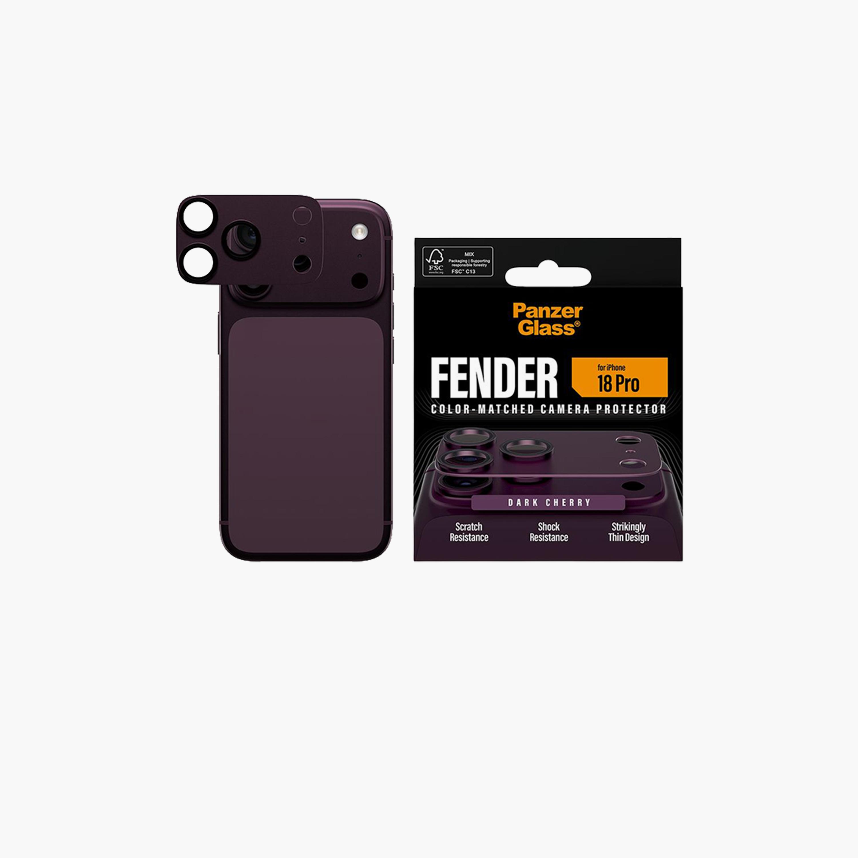 Panzer Glass Fender Camera Lens Protector for iPhone 18 Pro - Dark Cherry-electronics-accessories-mobileaccesories-image-1