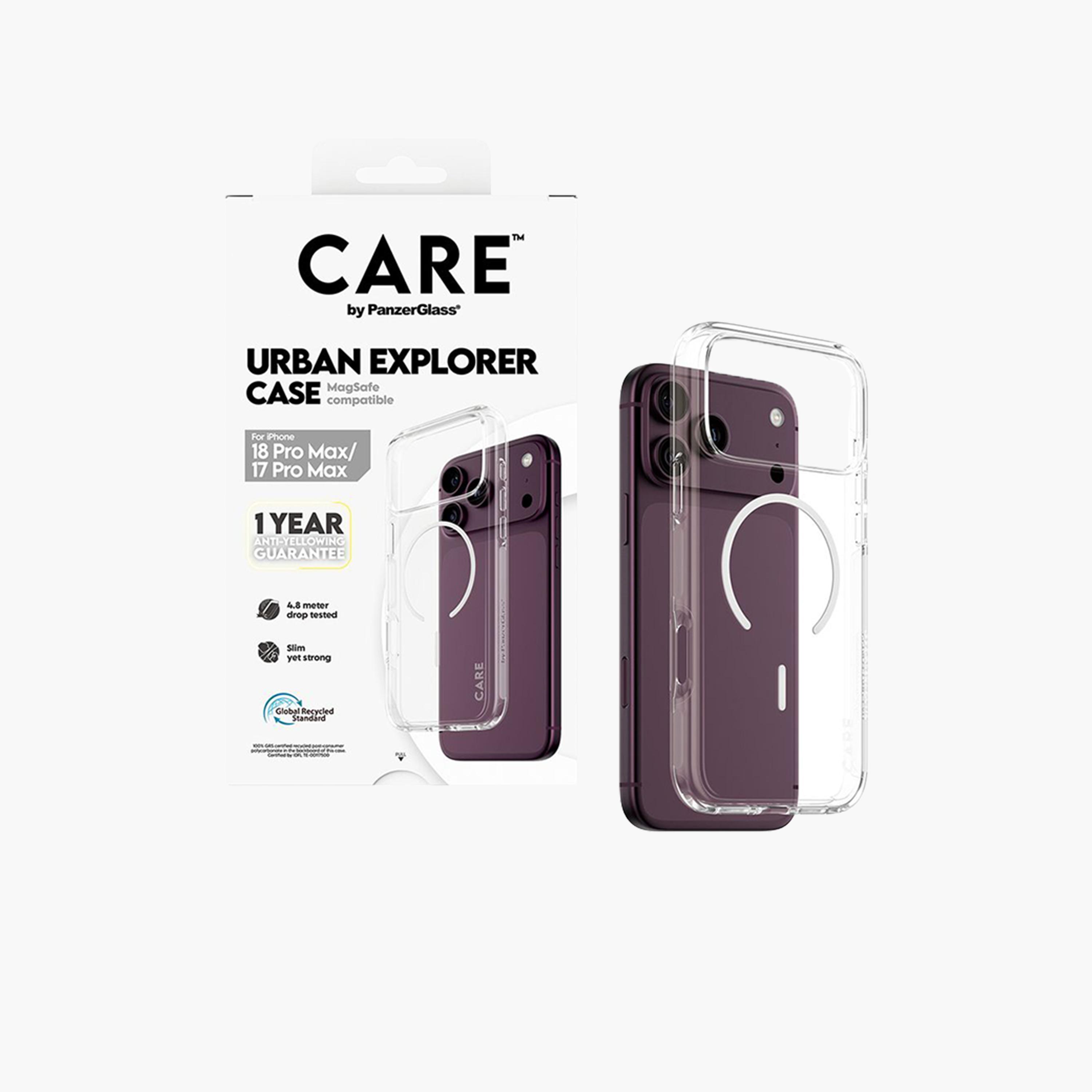 Panzer Glass CARE Urban Explorer Case with White MagSafe for iPhone 18 Pro Max - Clear-electronics-accessories-mobileaccesories-image-2