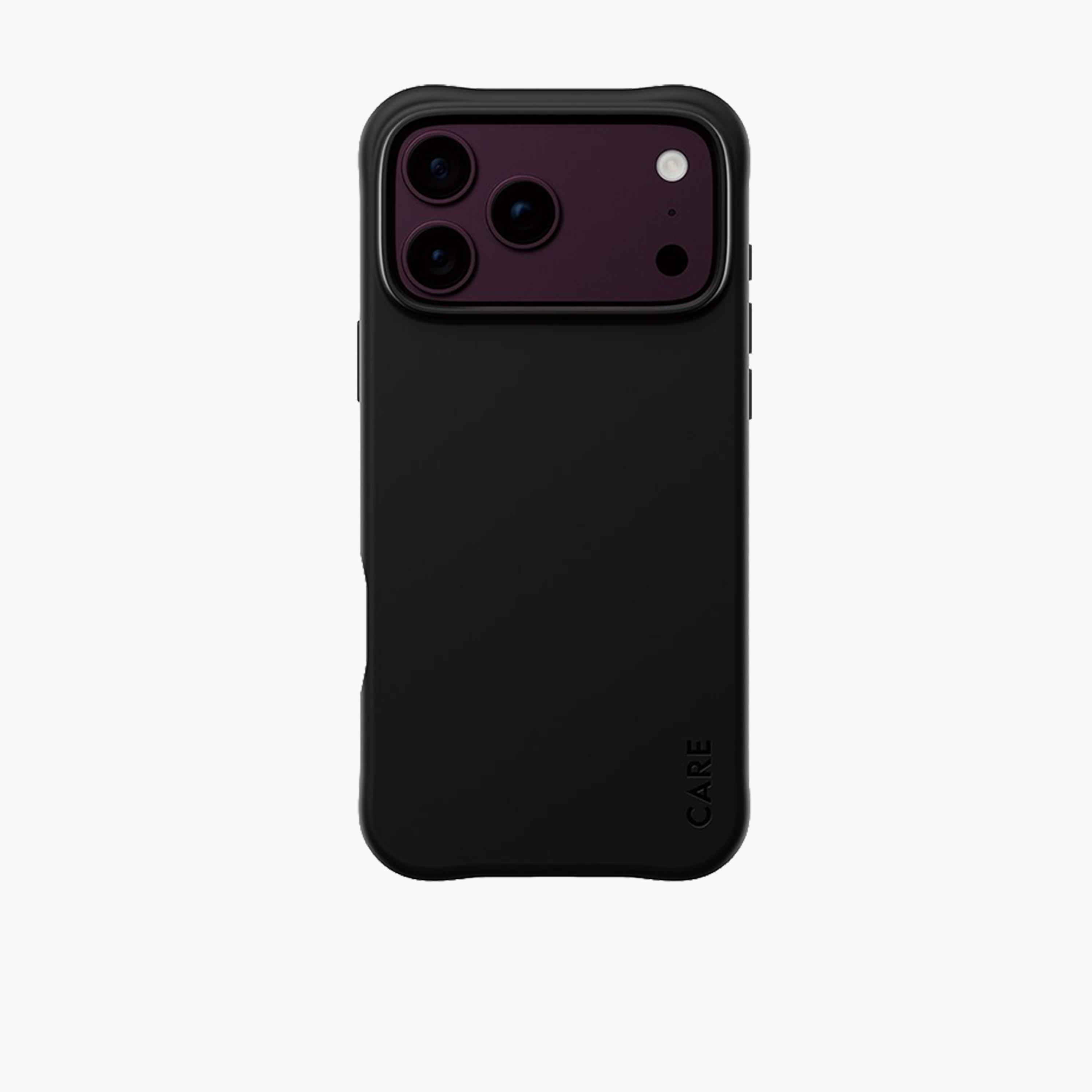 بانزر جلاس - حافظة هاتف كير سامبا دعم تقنية Magسيف لهاتف آي فون 18 برو ماكس - أسود-electronics-accessories-mobileaccesories-image-4