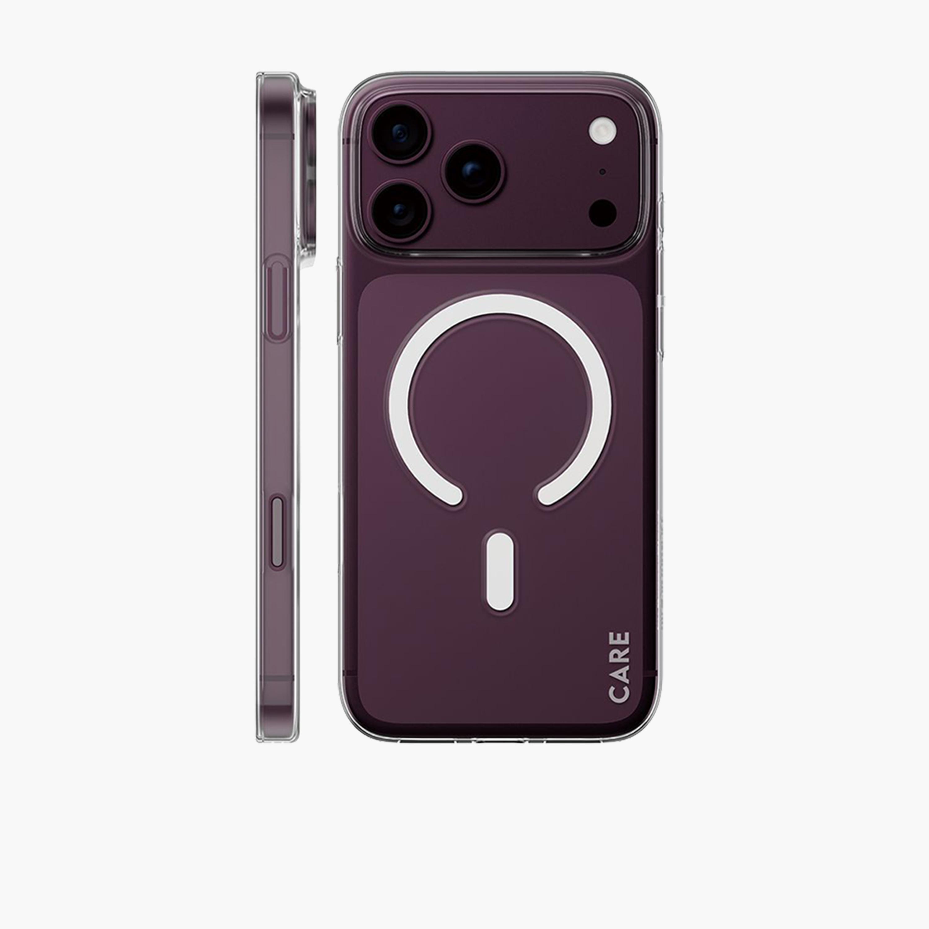 بانزر جلاس - حافظة هاتف كير SL1M دعم تقنية Magسيف لهاتف آي فون 18 برو ماكس - شفاف-electronics-accessories-mobileaccesories-image-4