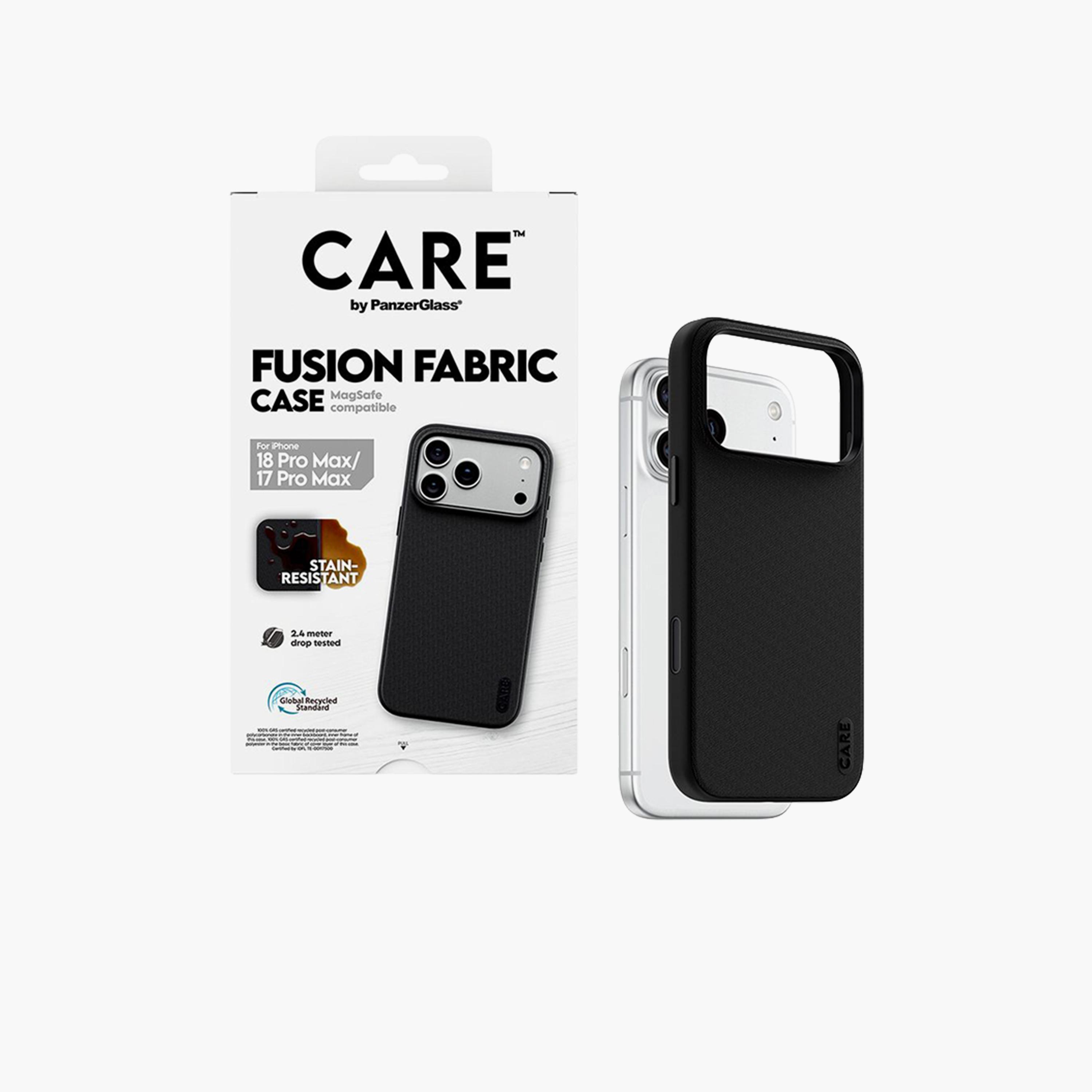Panzer Glass CARE Fusion Fabric Case with MagSafe for iPhone 18 Pro Max - Black-electronics-accessories-mobileaccesories-image-3