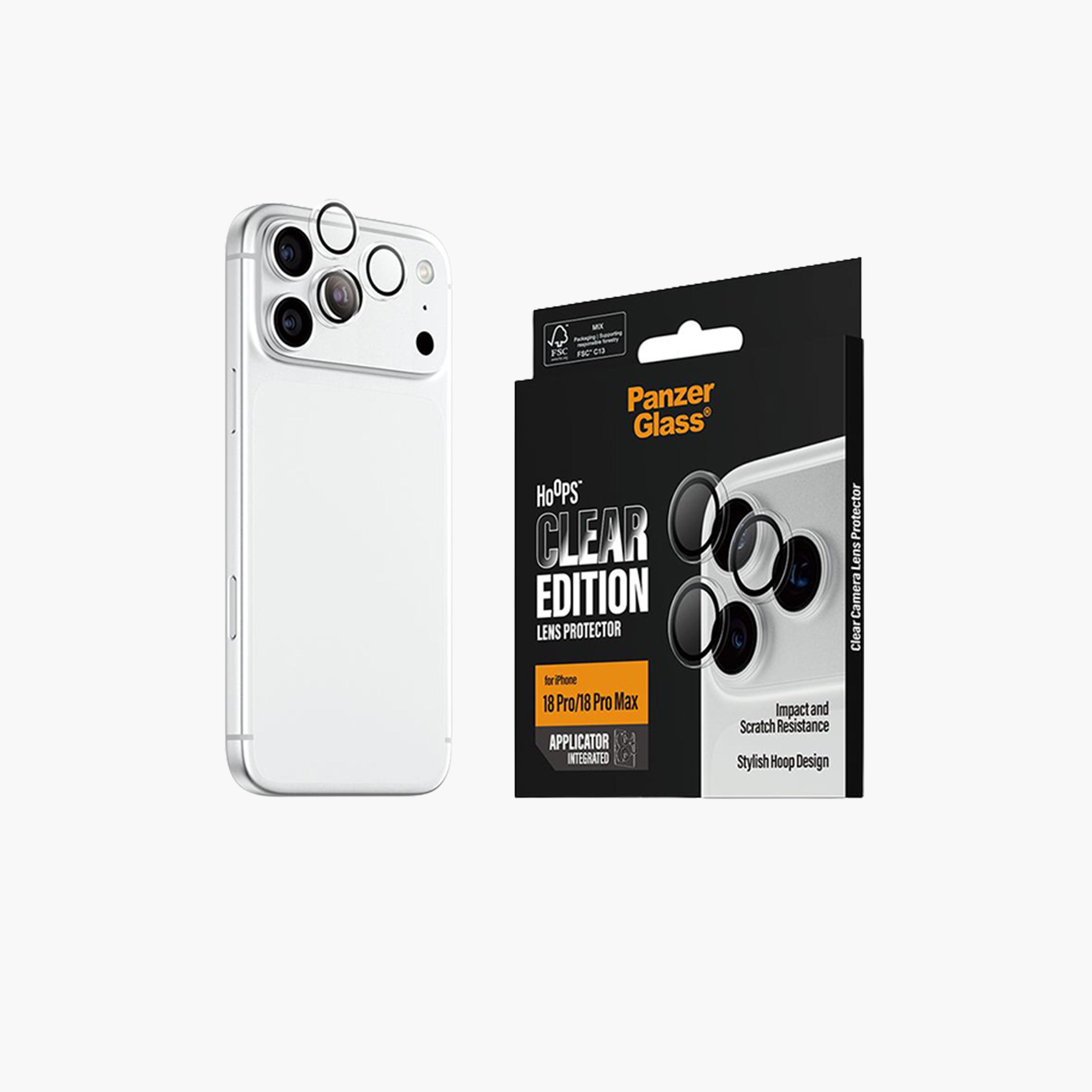 Panzer Glass Hoops Camera Lens Protector Clear Edition for iPhone 18 Pro/18 Pro Max - Clear-electronics-accessories-mobileaccesories-image-2