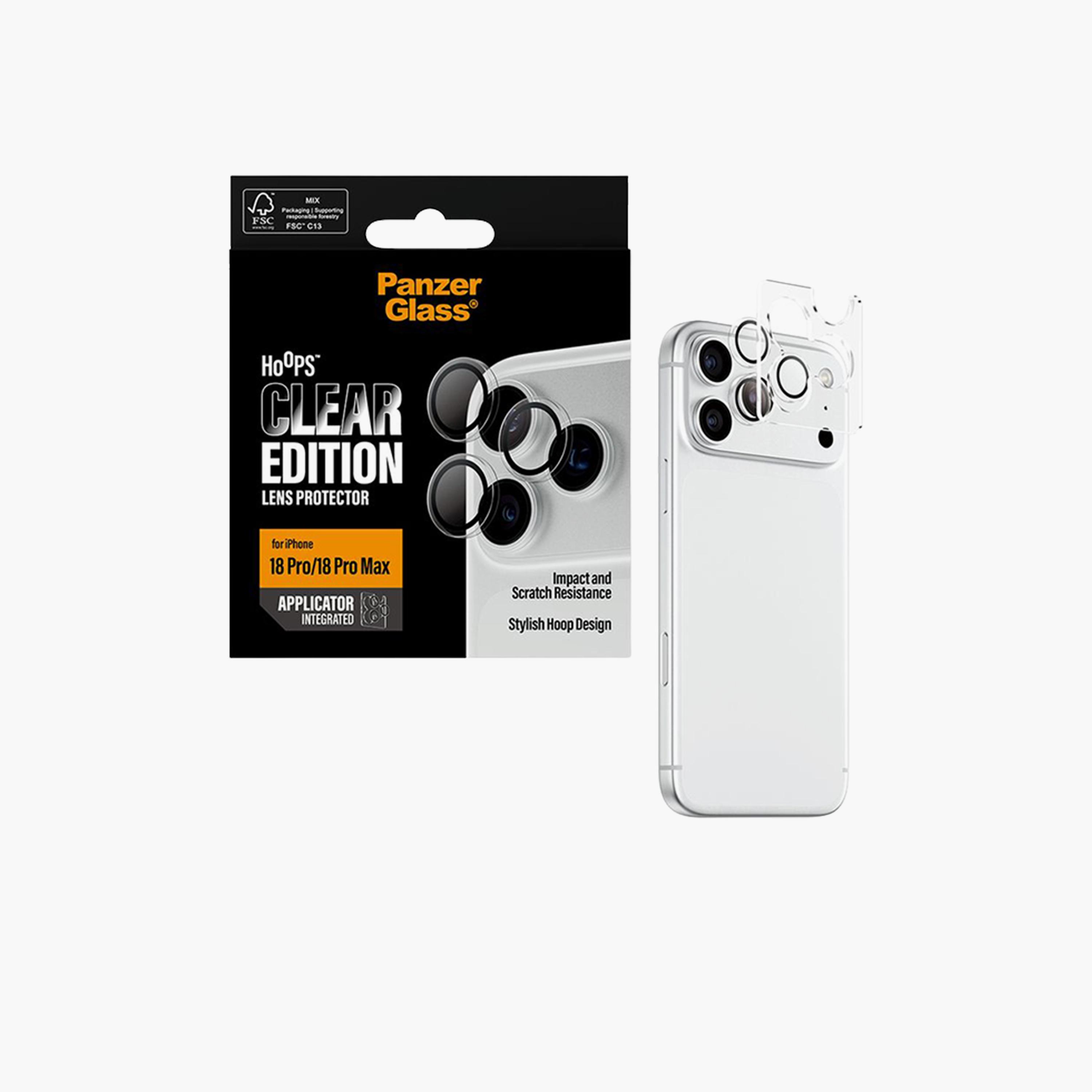 Panzer Glass Hoops Camera Lens Protector Clear Edition for iPhone 18 Pro/18 Pro Max - Clear-electronics-accessories-mobileaccesories-image-3
